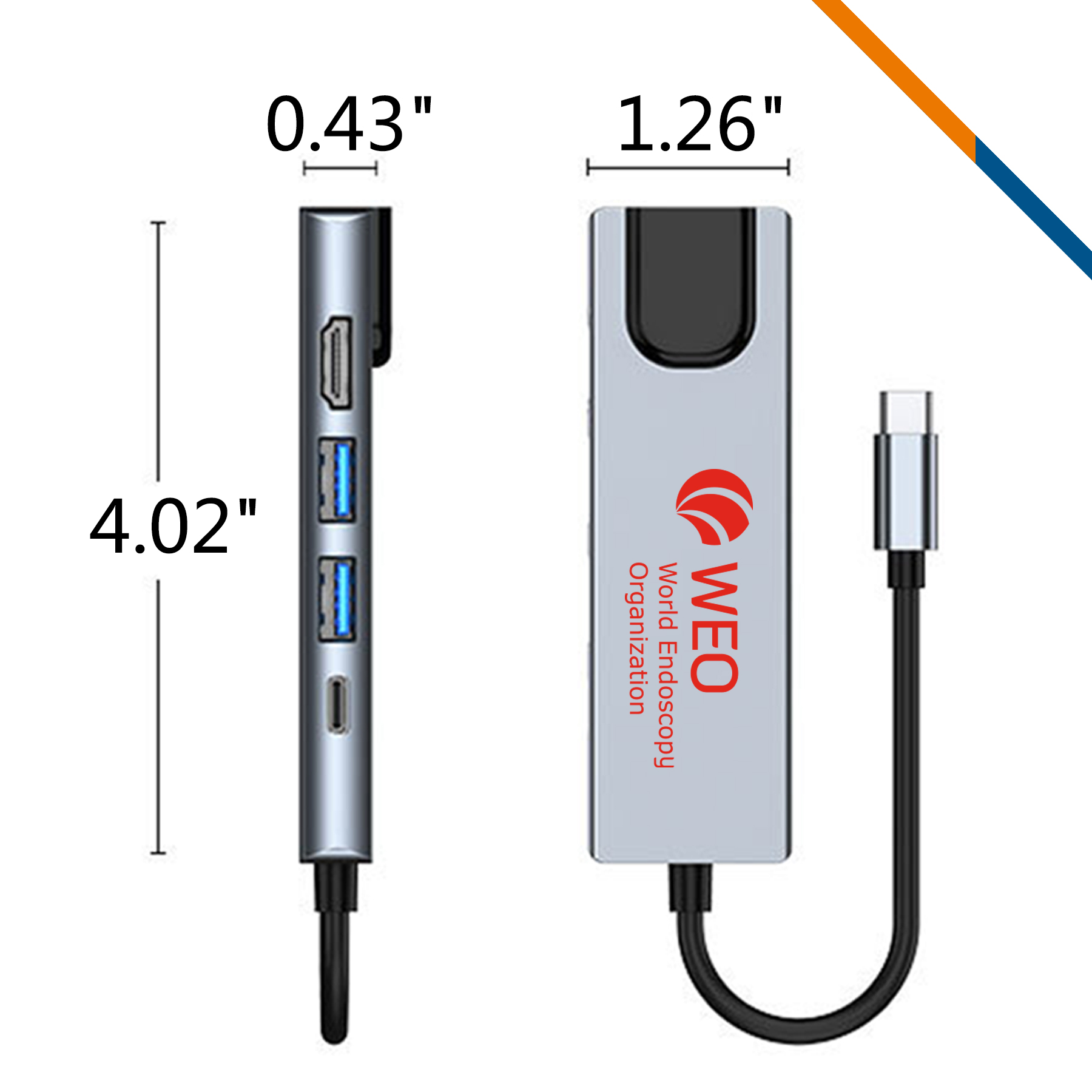 Defey 5in1 USB Hub 5