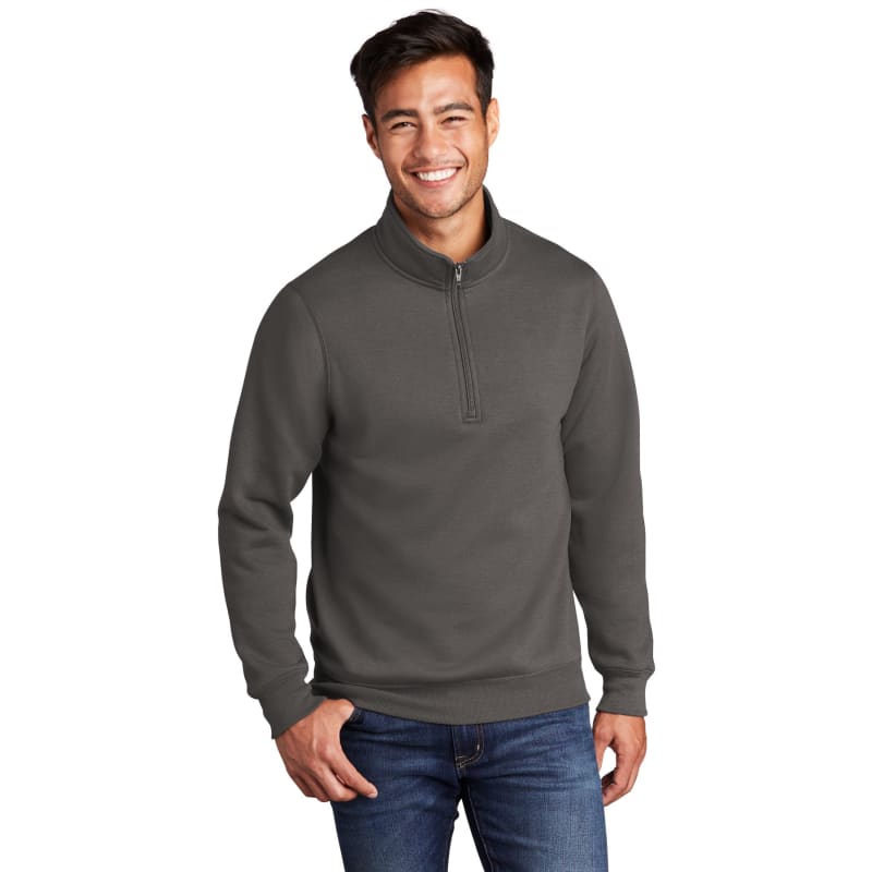 Port & Company Core Fleece 1/4-Zip Pullover Sweatshirt, custom hoodie or sweatshirt with logo imprint 35