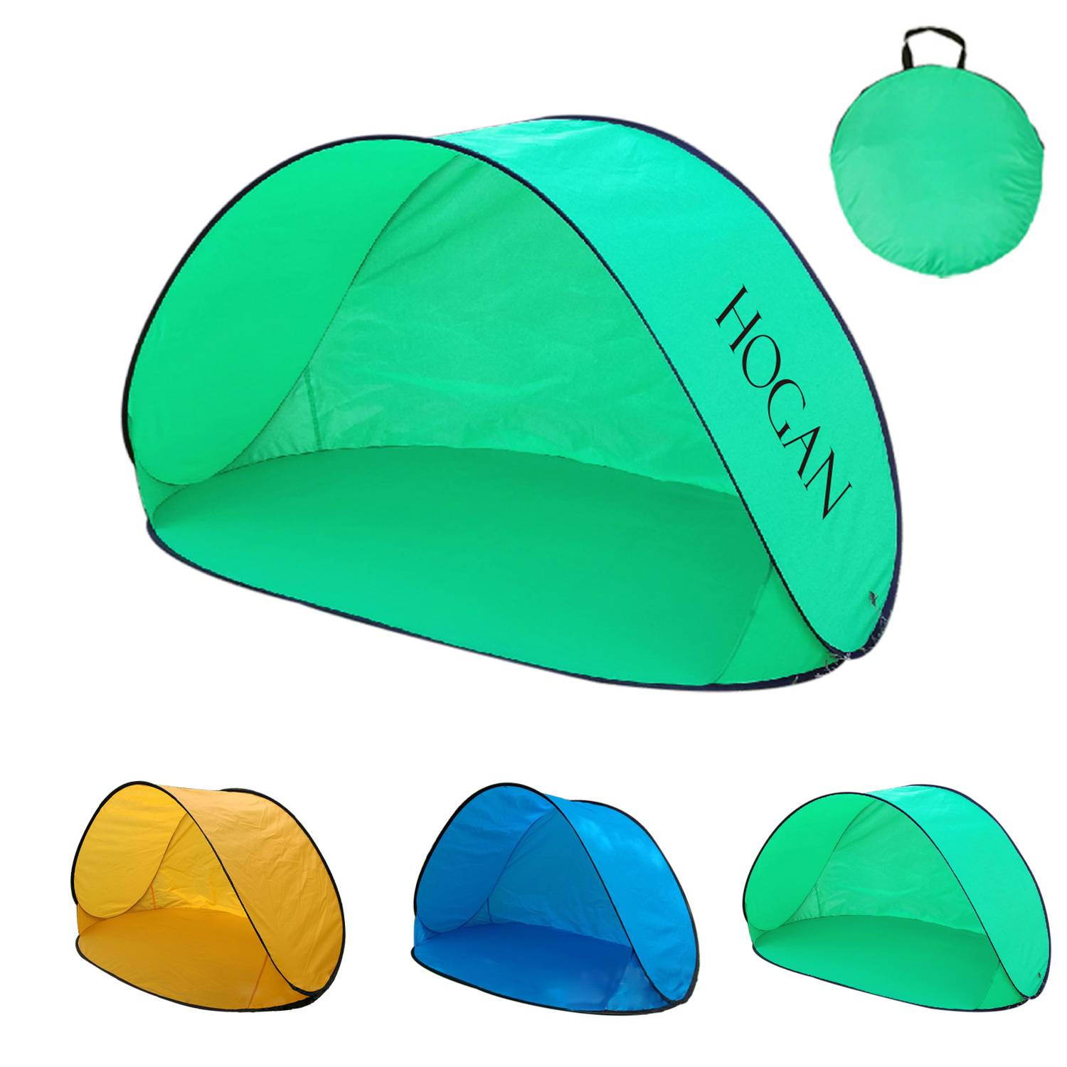 Folding and automatically pops open beach tent 8