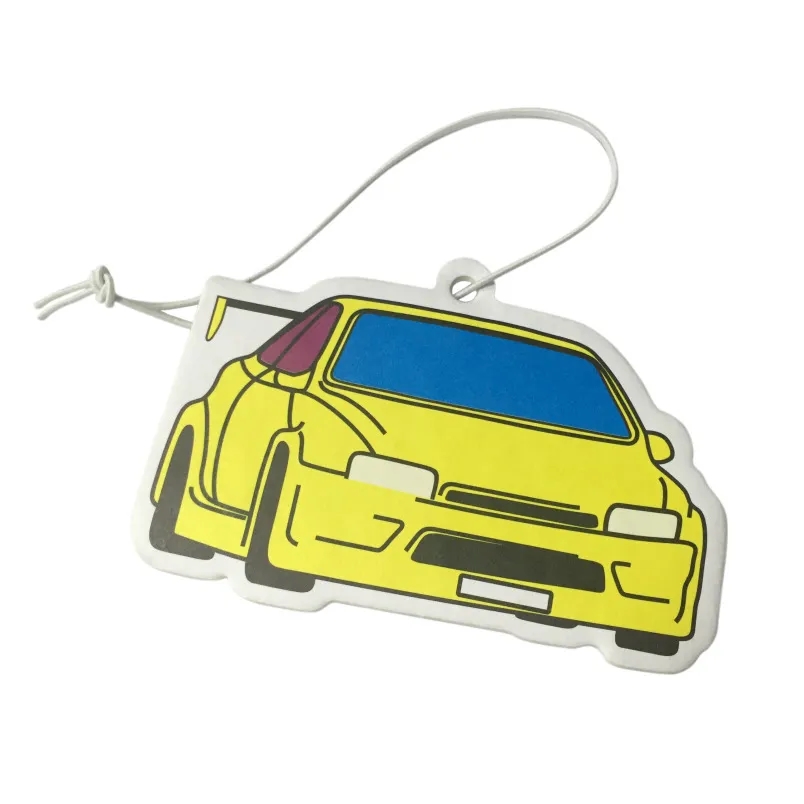 Custom Car Shaped Paper Air Freshener 2