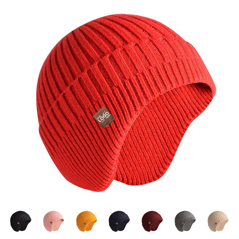 Fashionable Multi Toned Knitted Warm Beanie Hat 4