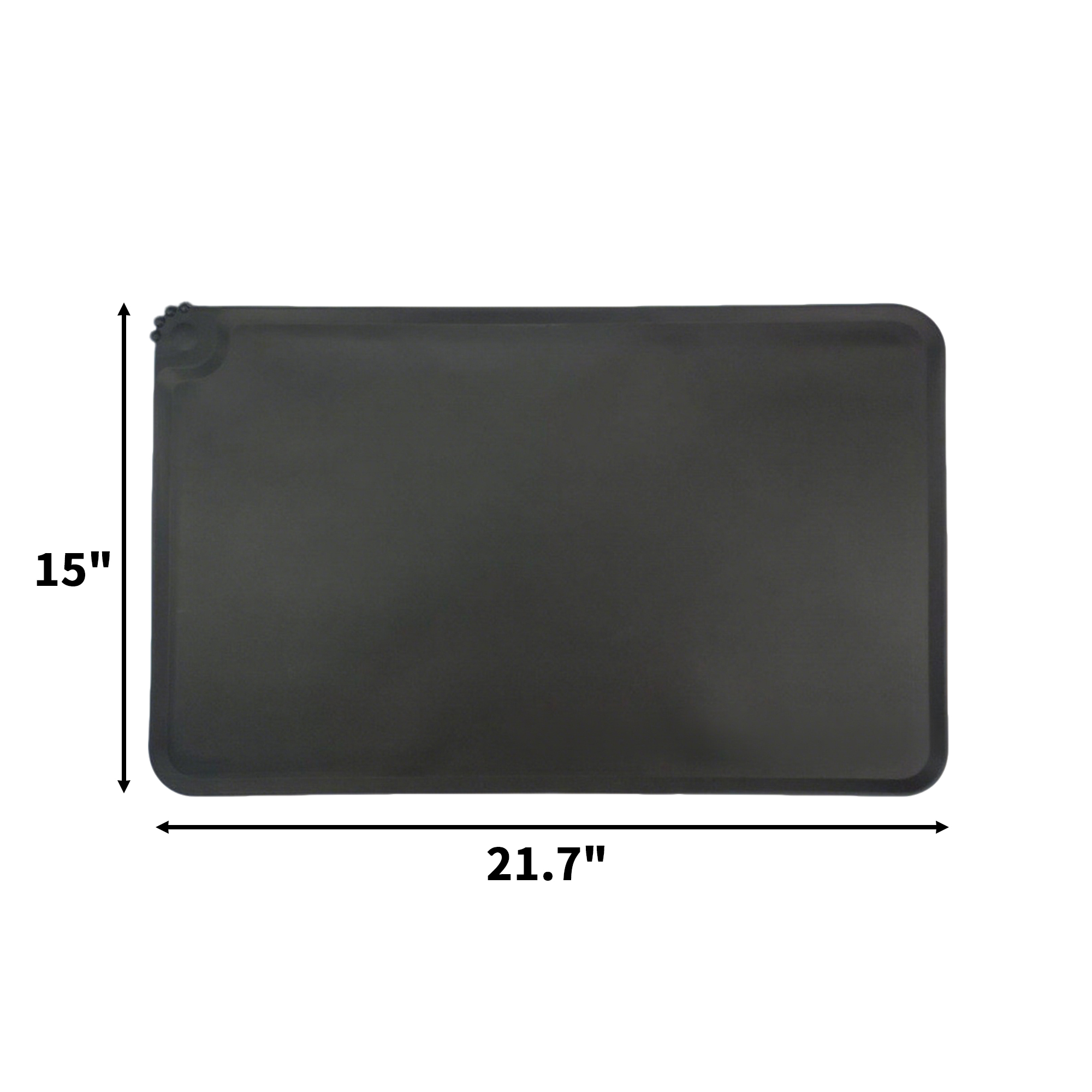 Silicone Pet Feeding Mat With Raised Edge 3