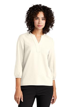 Mercer+Mettle Women's Stretch Crepe 3/4-Sleeve Blouse MM2011 64