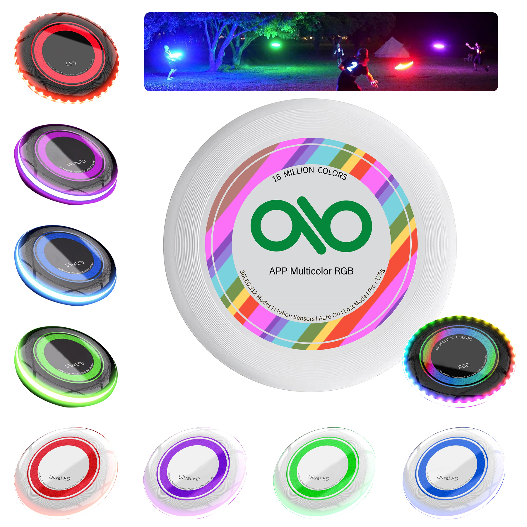 Flying Disc - 16 Million Color RGB 2