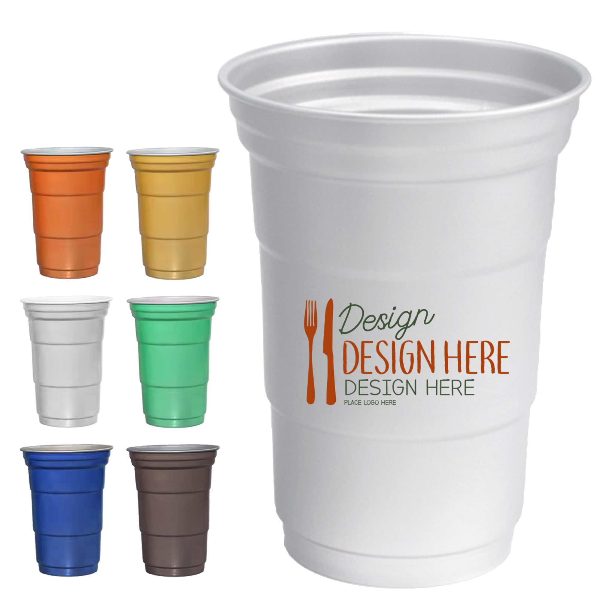 15oz Aluminum Beer Cup Available in 6 Colors 2