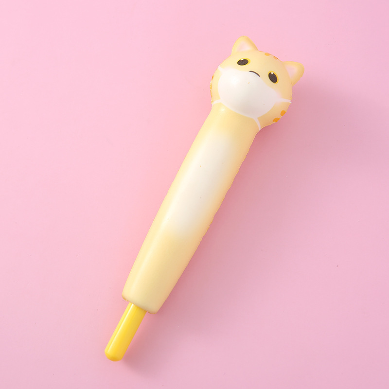 2 in 1 Squishy Cat Ball Pen and Squeeze Toy 4