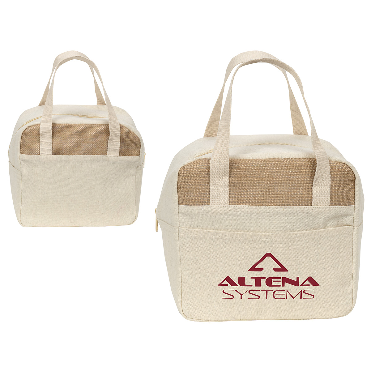 Savanna Jute & Recycled Cotton Cooler Bag 8