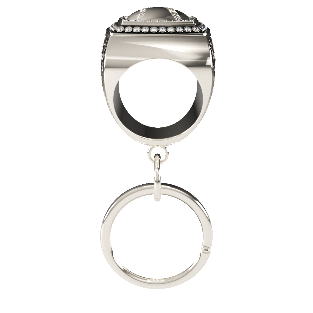 Epic Keychain Ring w/ Stock Bezel & Stock Side Inserts 11