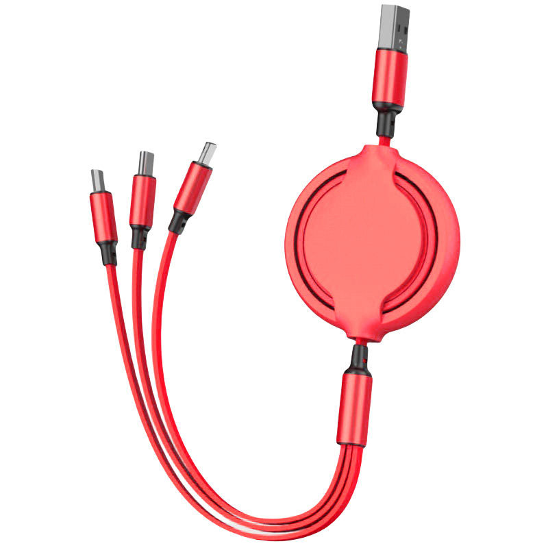 Retractable 3-In-1 Charging Cable 6