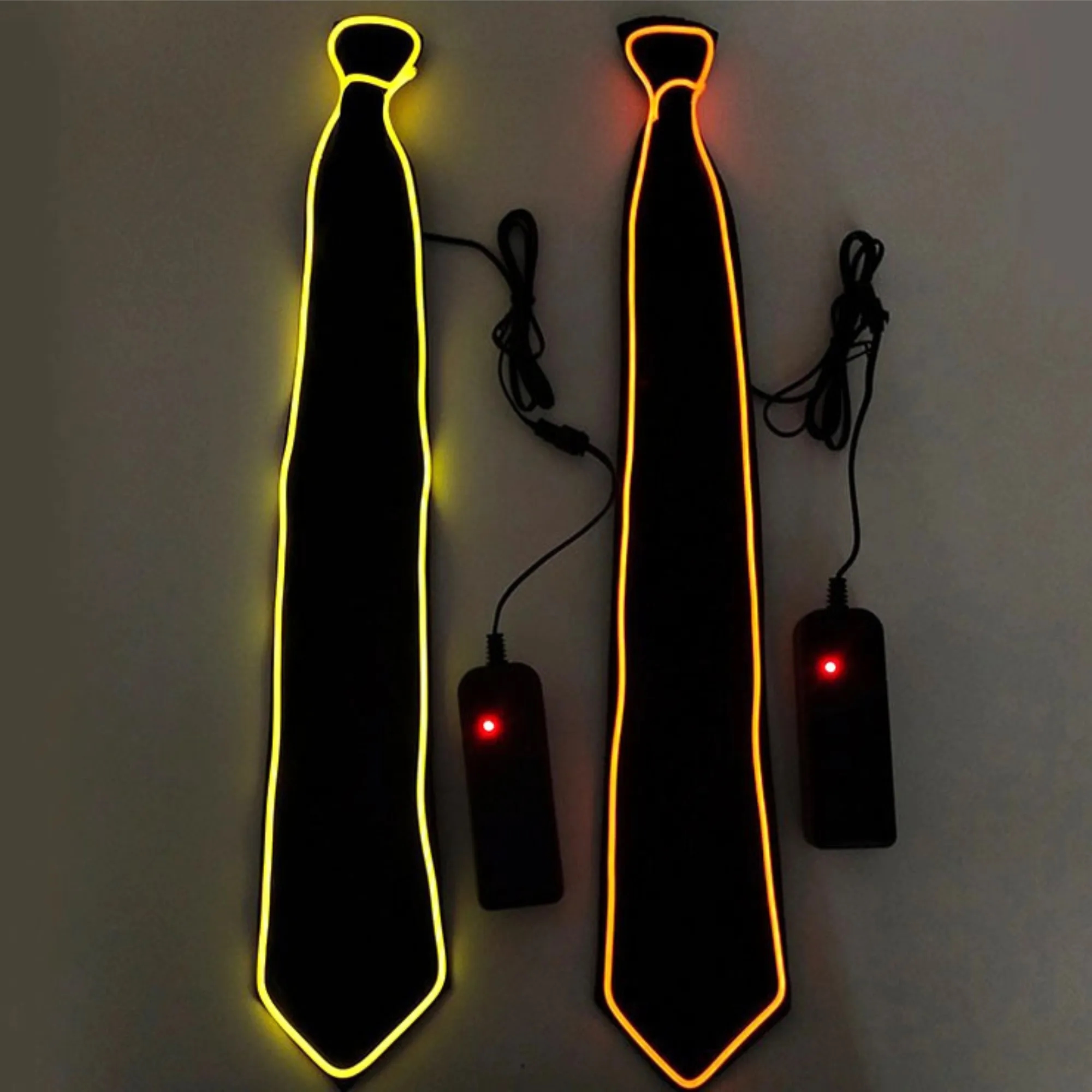 LED Light-Up Fashion Tie -Party Event Promo Essential 3