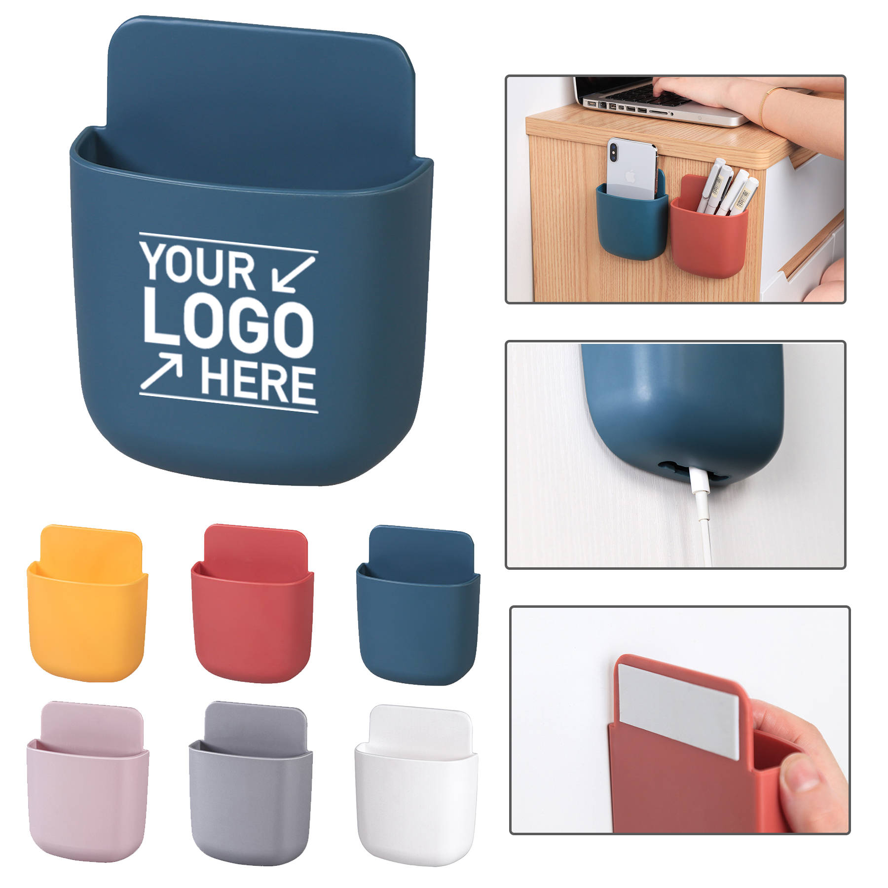 Wall Mounted Self-Adhesive Storage Box 1