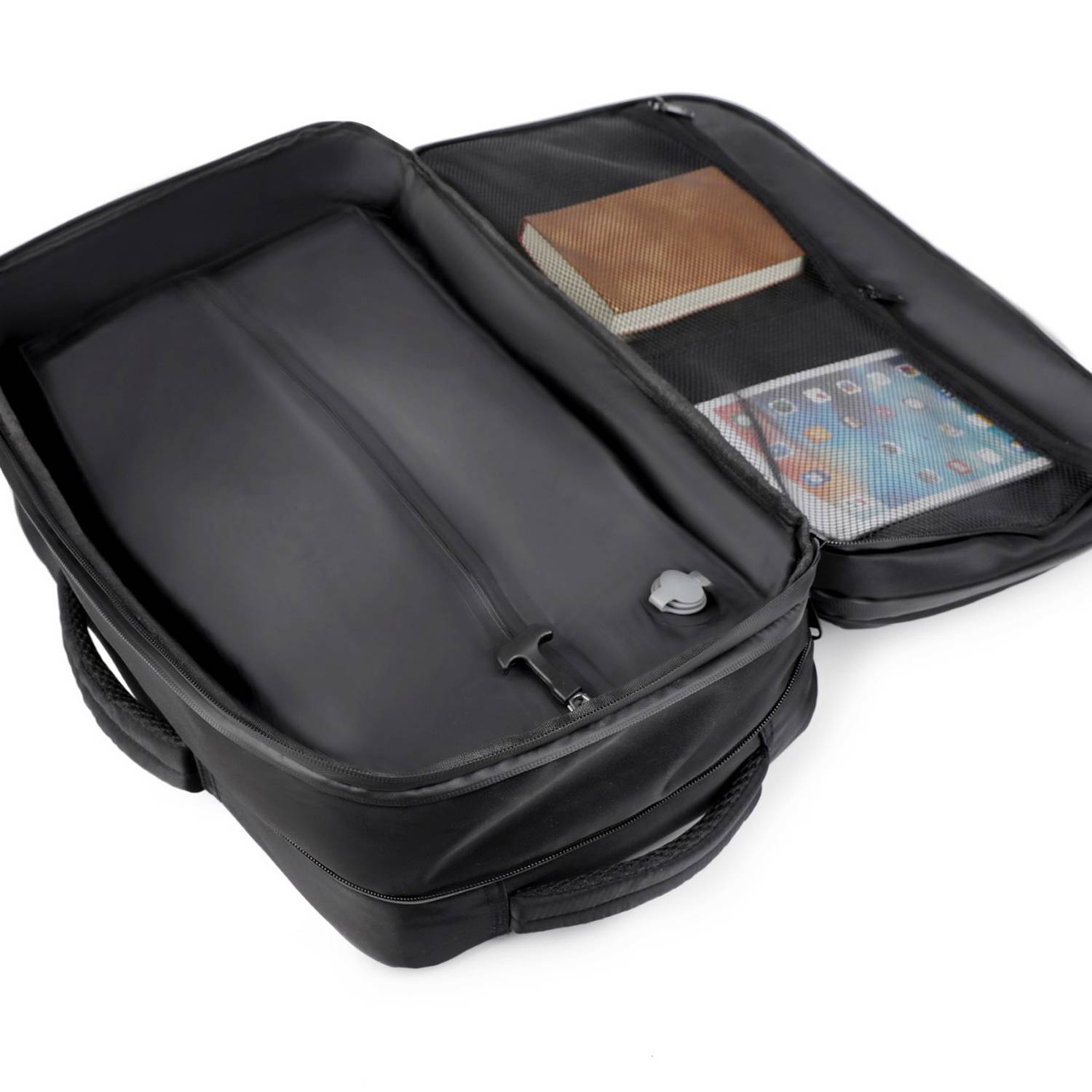 30L Vacuum Compression Oxford Travel Backpack 13