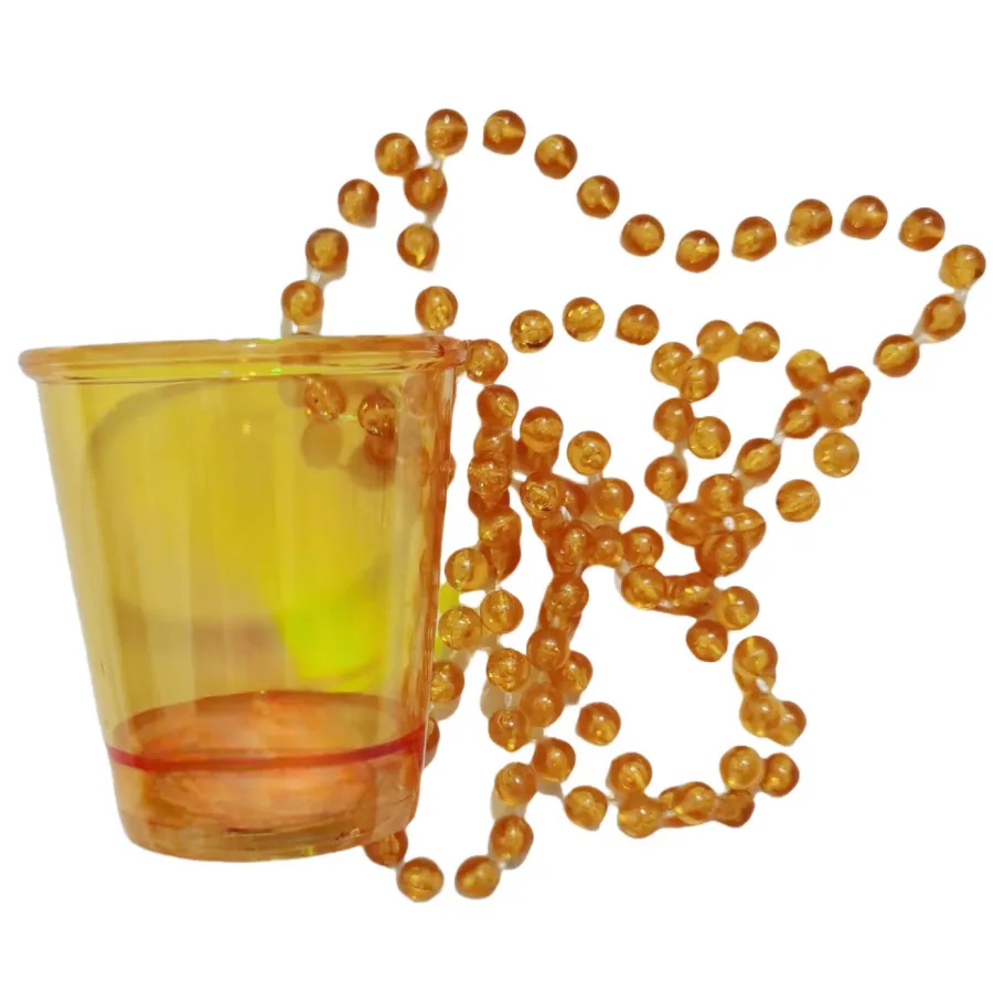 Plastic Bead Chain Shot Glass 4