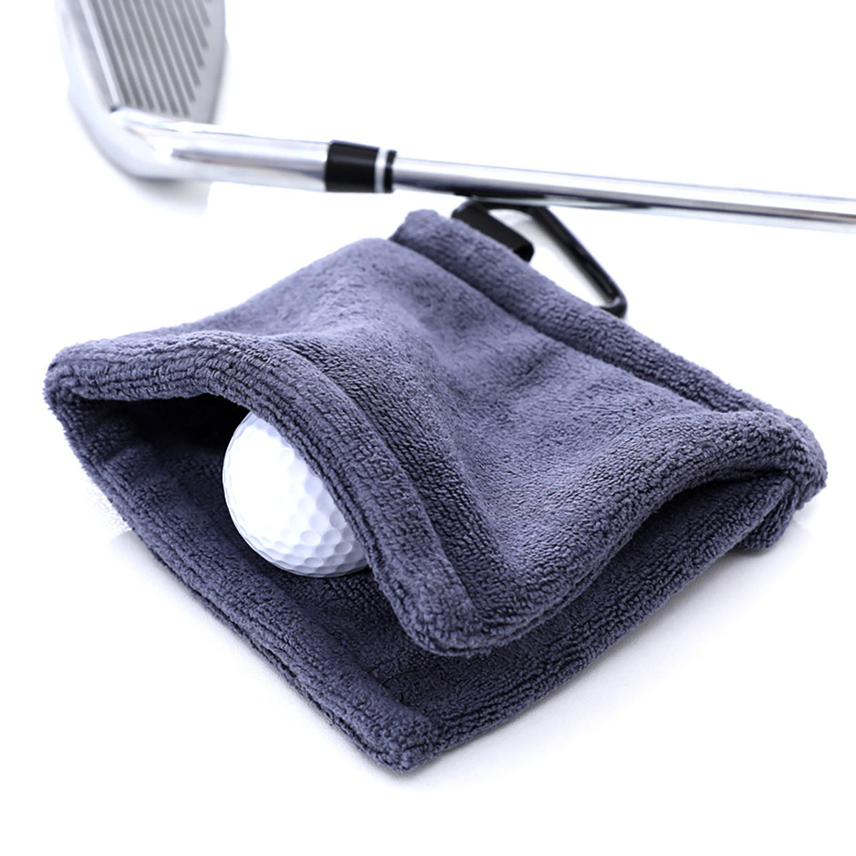 Microfiber Golf Towel With Clip 6"w x 6"h 3