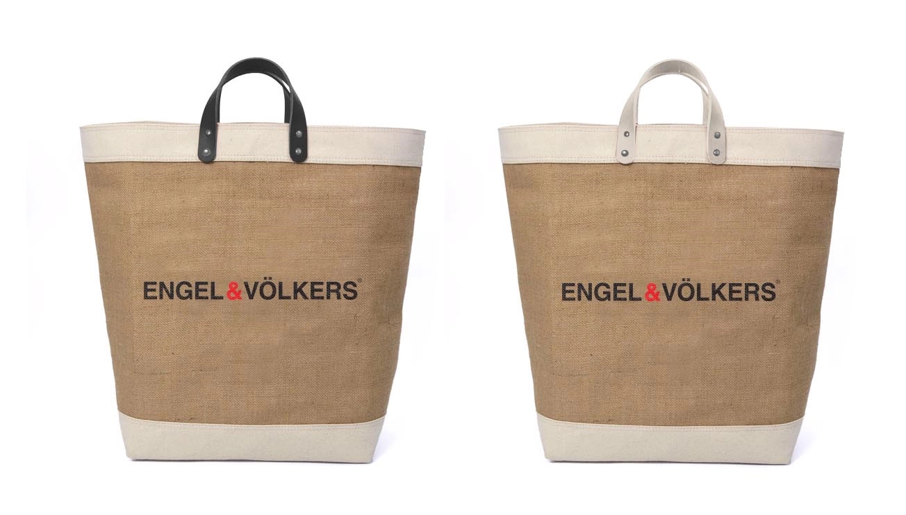 Upscale Burlap Tote, custom tote bag with logo imprint 5