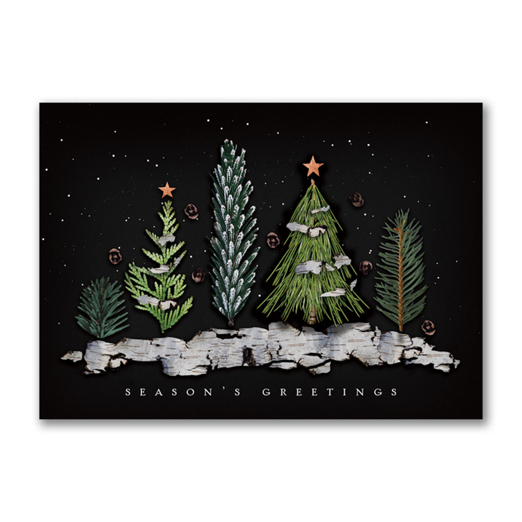 Real Greenery Treeline Card 3