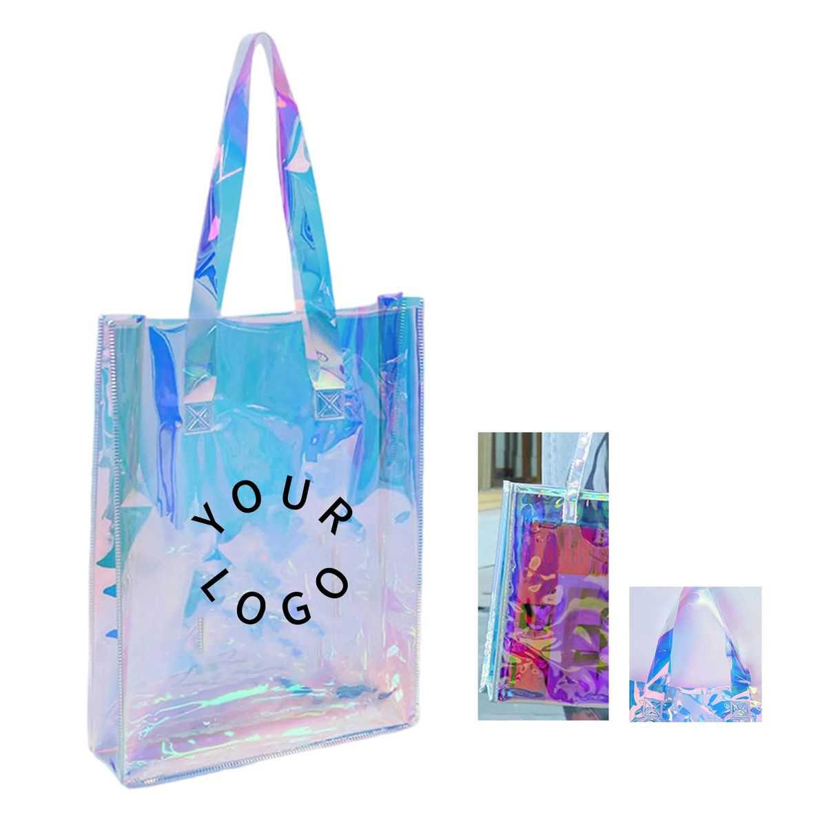 Shiny PVC Holographic Tote for Shopping or Daily Use 4