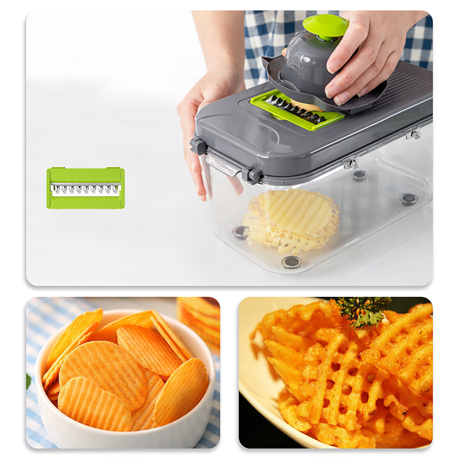 22-in-1 super Chop Pro Vegetable Chopper & Dicer Set 5