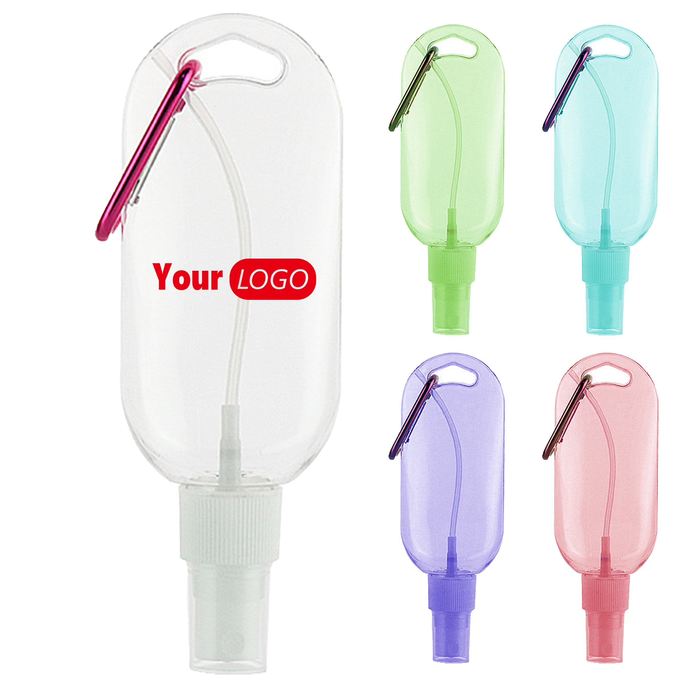 Plastic Plastic Custom Logo Portable Hand Sanitizer Bottle For Hygiene 2