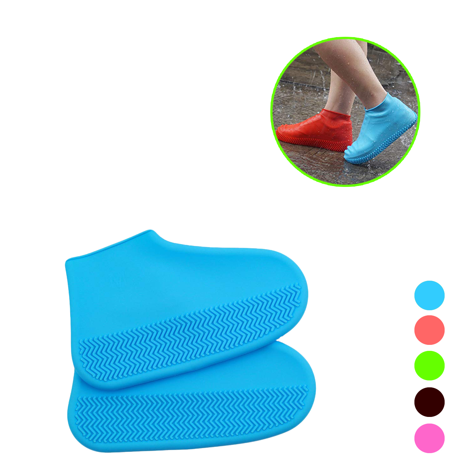 Silicone Waterproof Shoe Covers 1