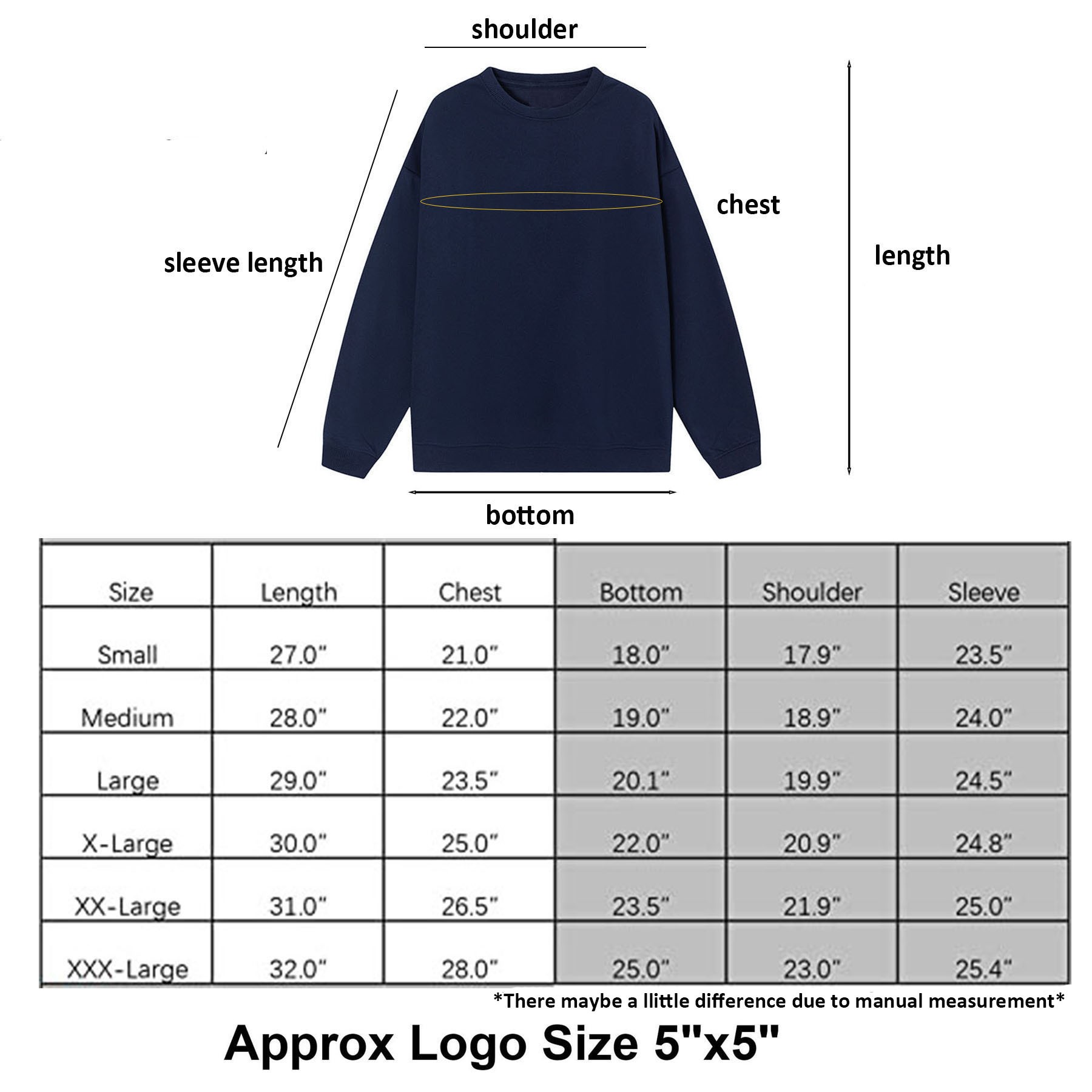 Long Sleeve Crewneck Sweatshirt, custom hoodie or sweatshirt with logo imprint 2