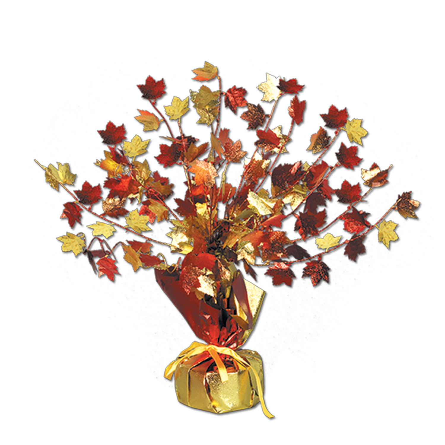 Fall Leaves Gleam 'N Burst Centerpiece