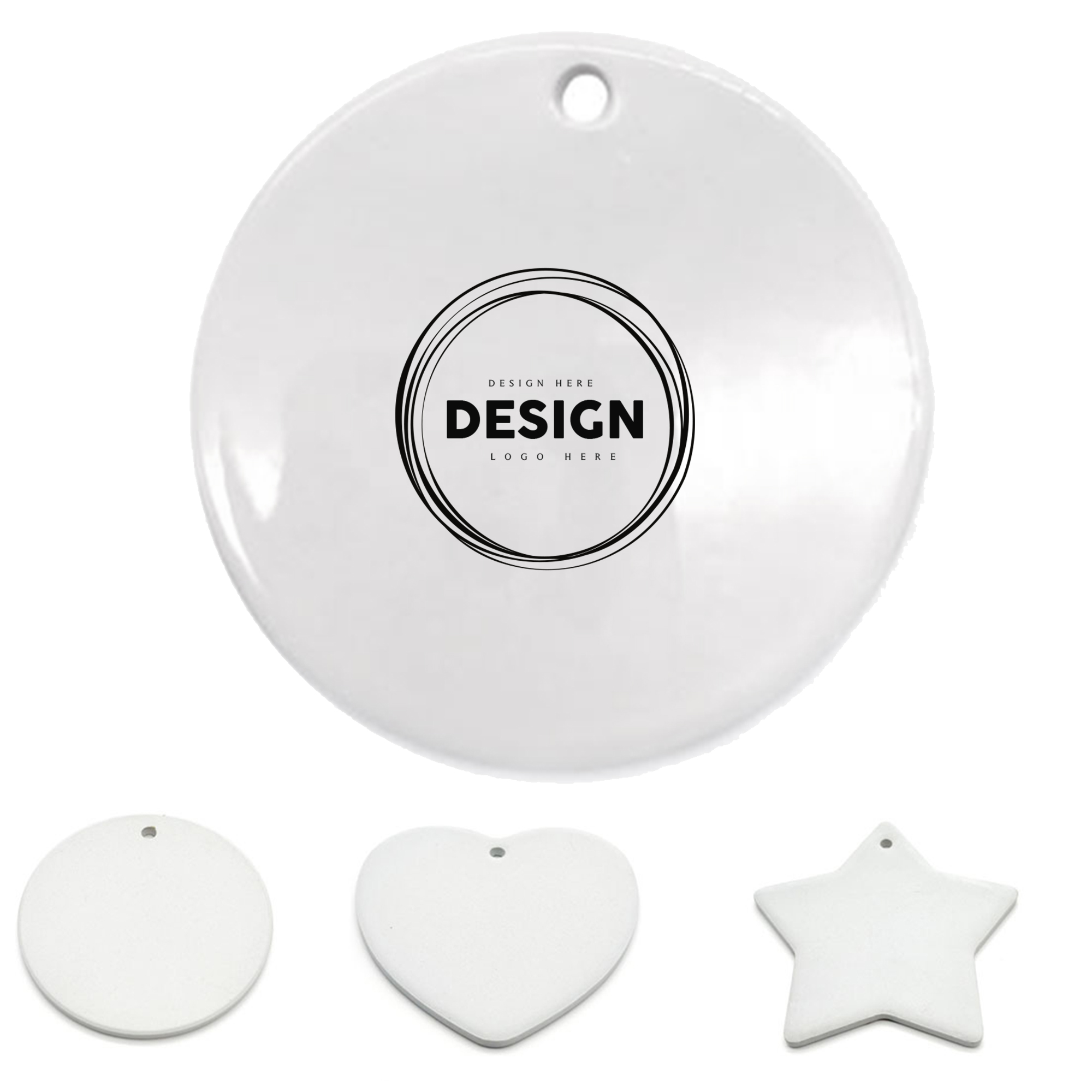 Christmas Ceramic Pendant 2