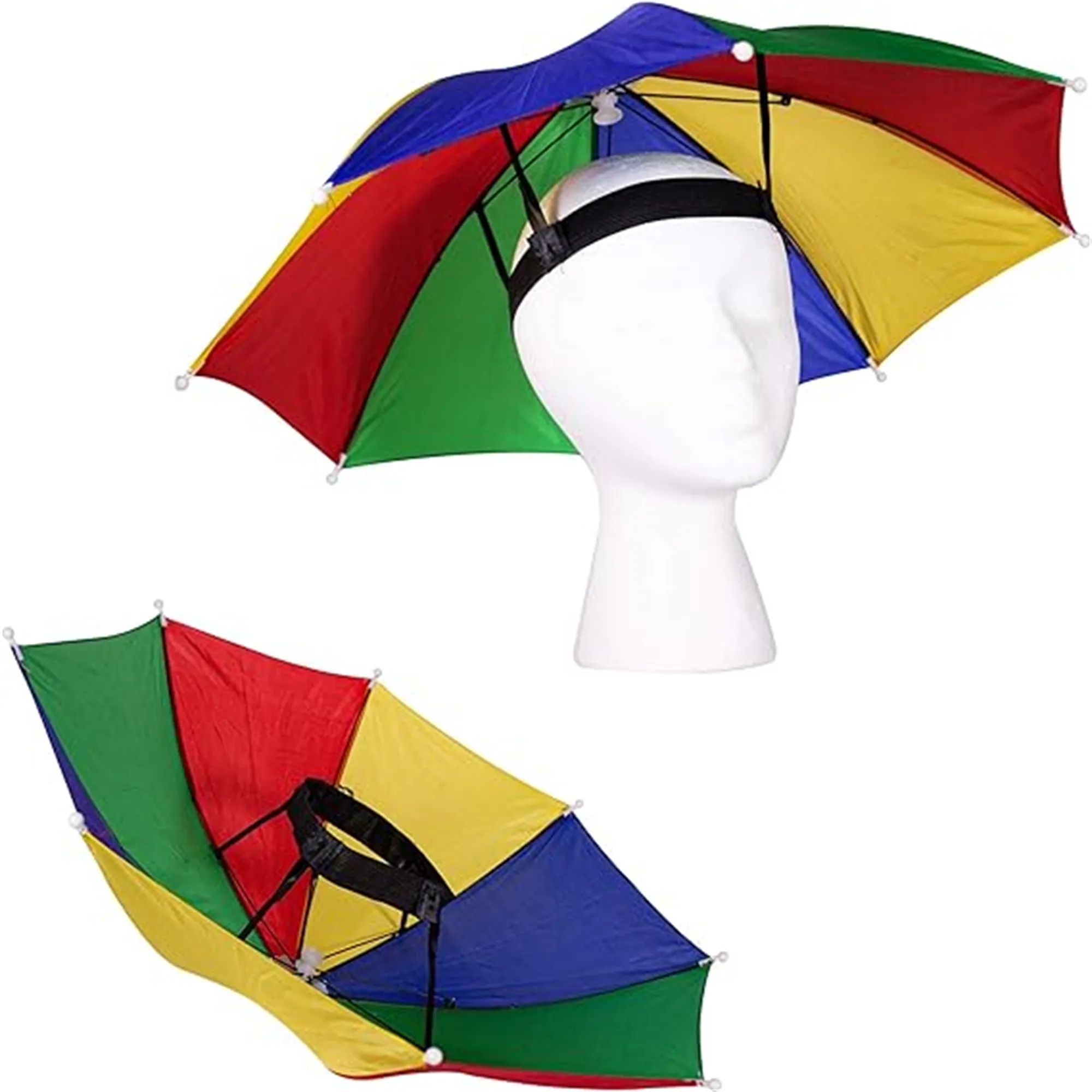 Full Color Outdoor Sun Protection Umbrella Hat 3