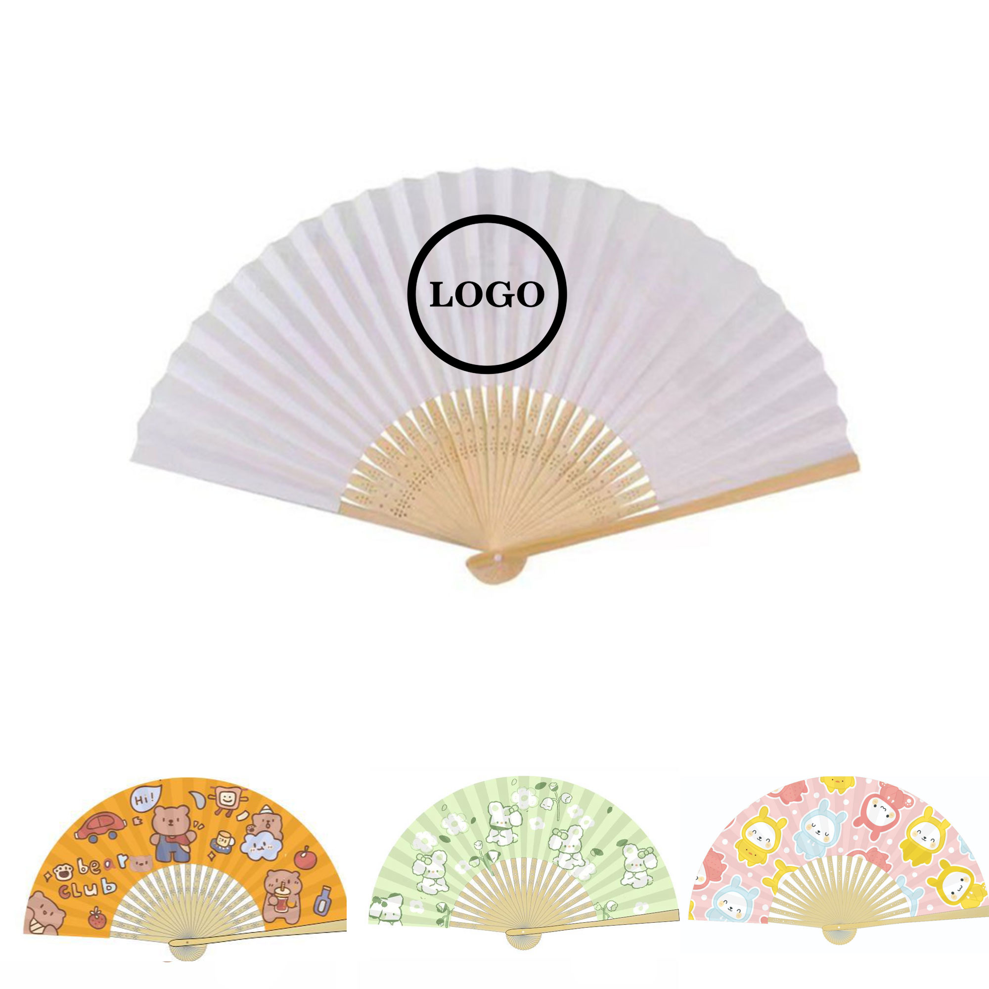 Custom Bamboo Folding Fan 2