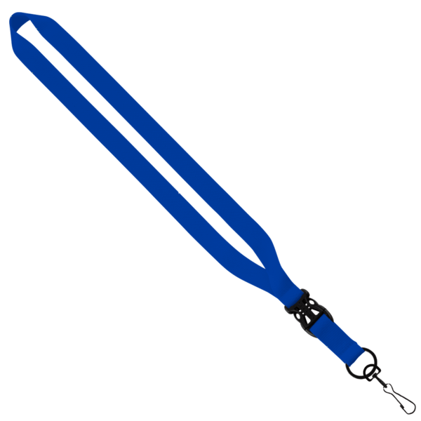 3/4" Polyester Lanyard with Slide Buckle Release & Swivel Snap Hook 4