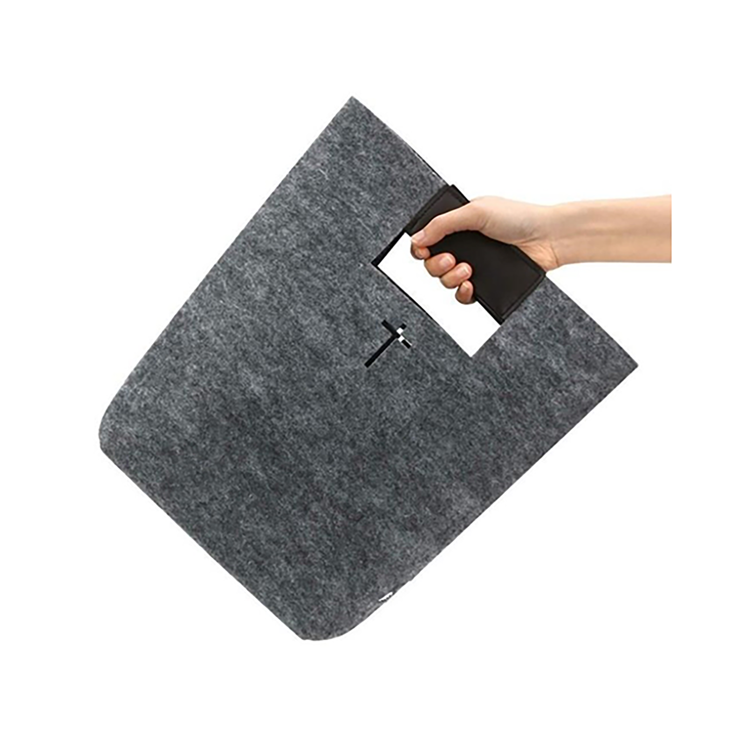 Carved Cross Felt Bible Church Outdoor User Thick Tote Bag 6