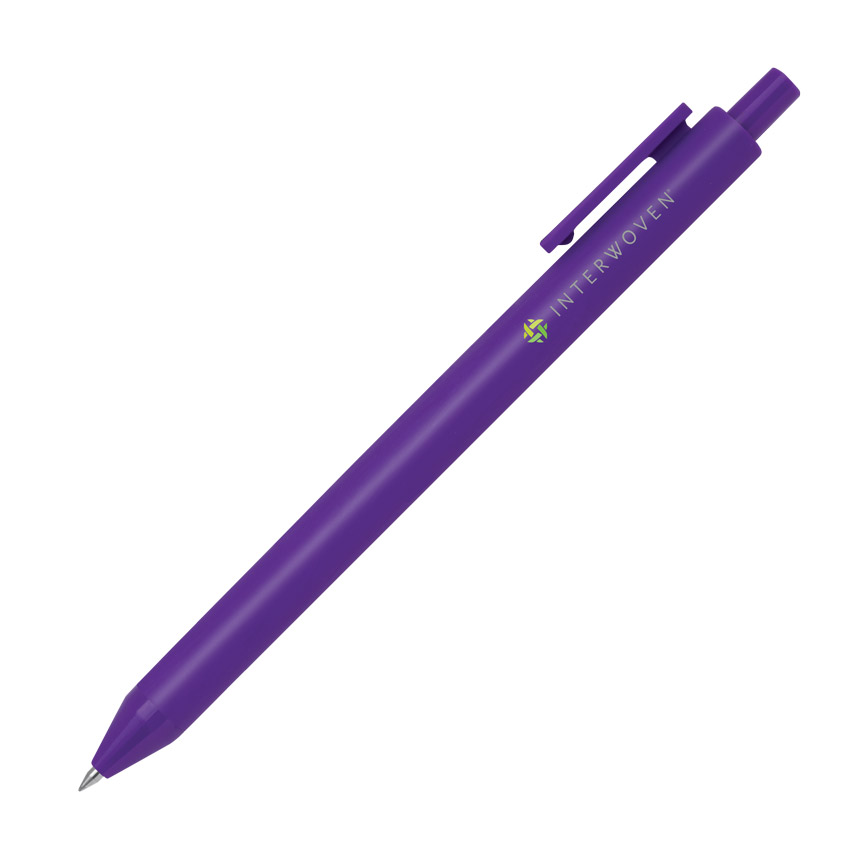 Soft Touch Rubberized Plastic Pen 1