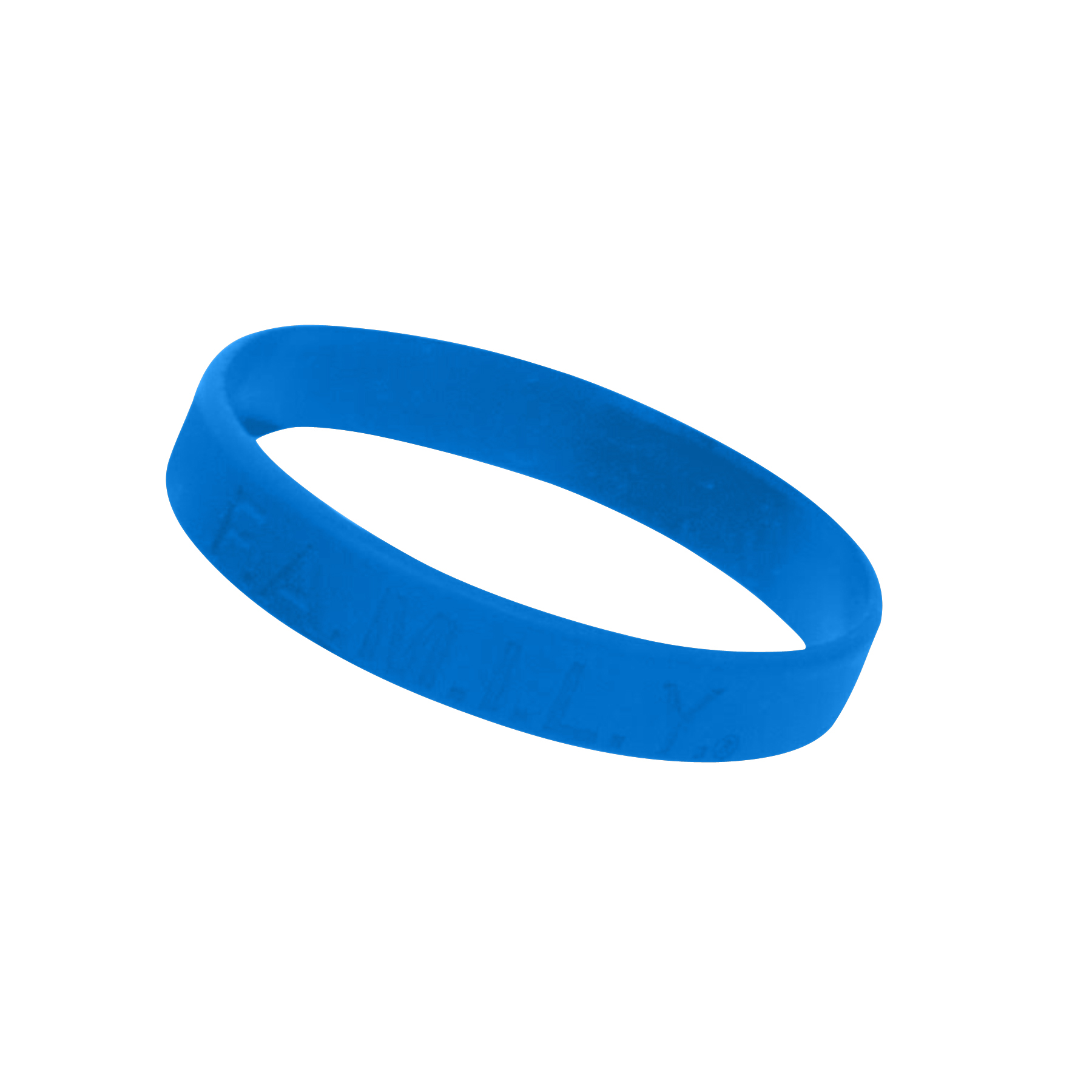 1/2" Rush Laser Debossed Silicone Wristband 35