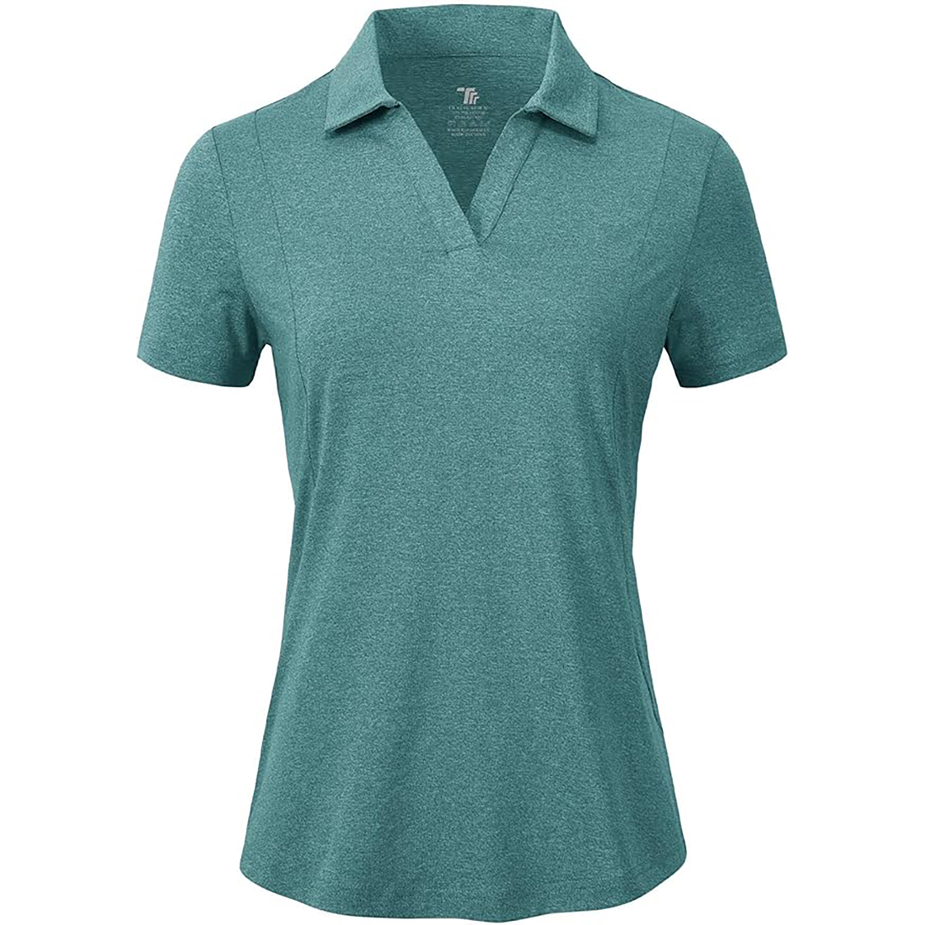 Women's V Neck Tennis Polo Shirt 6