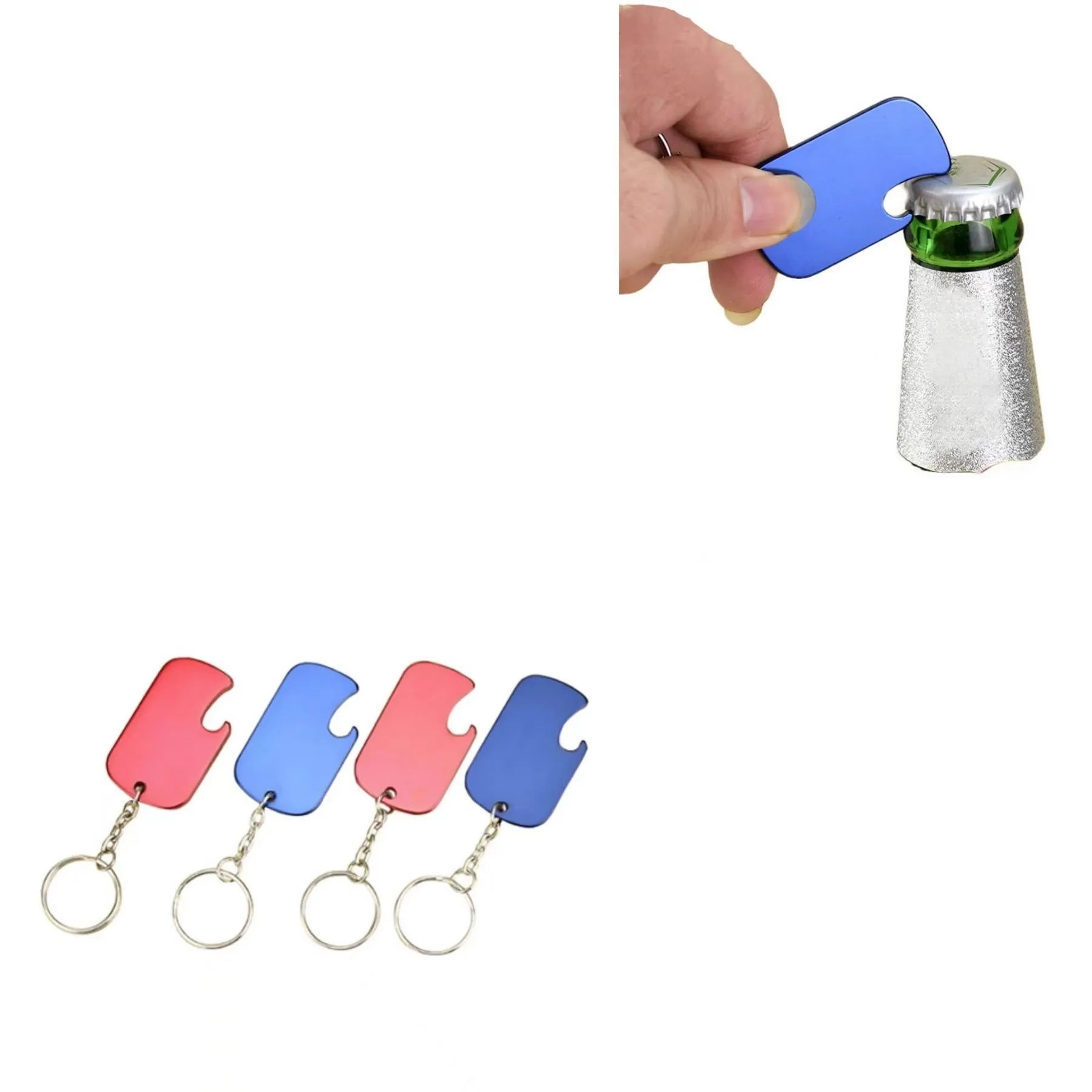 Aluminum Key Holder & Dog Tag with Bottle Opener 8