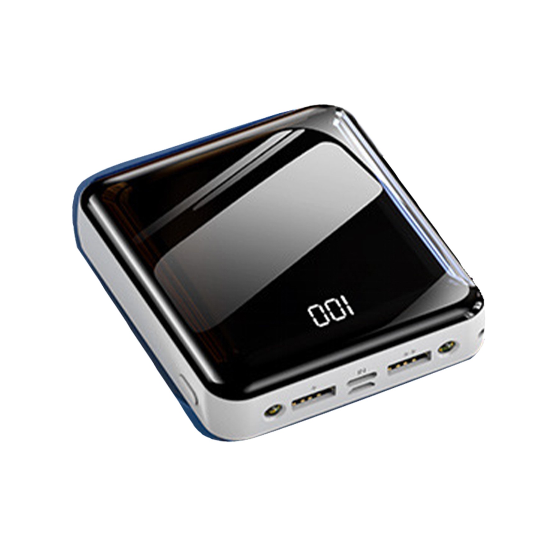 Mini High-Capacity Power Bank Flashlight W/ 3 Charging Cable 3