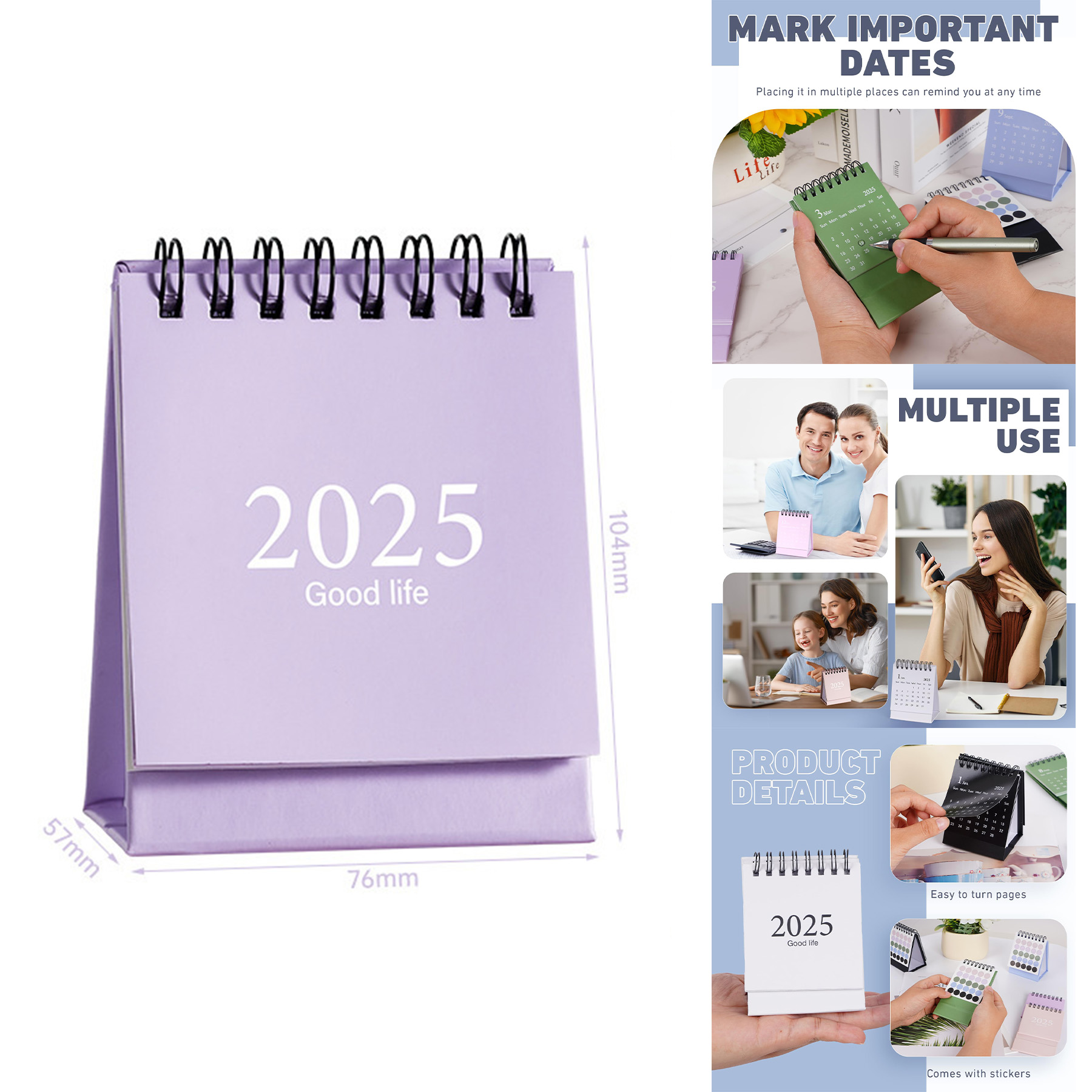 Mini Desk Calendar 2