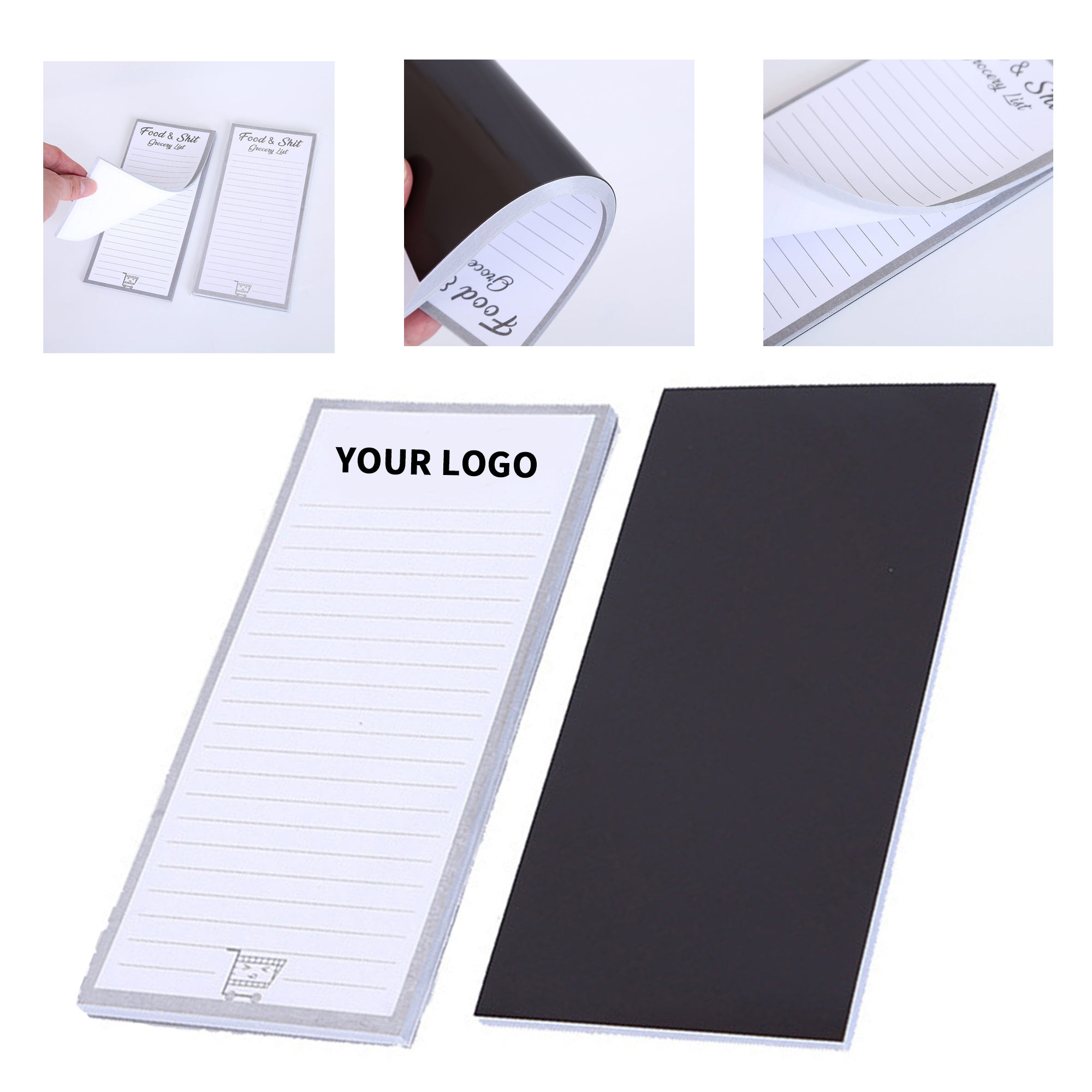 Magnetic Peel Sheet Planner For Metal Surface 8.3" x 3.2" 2
