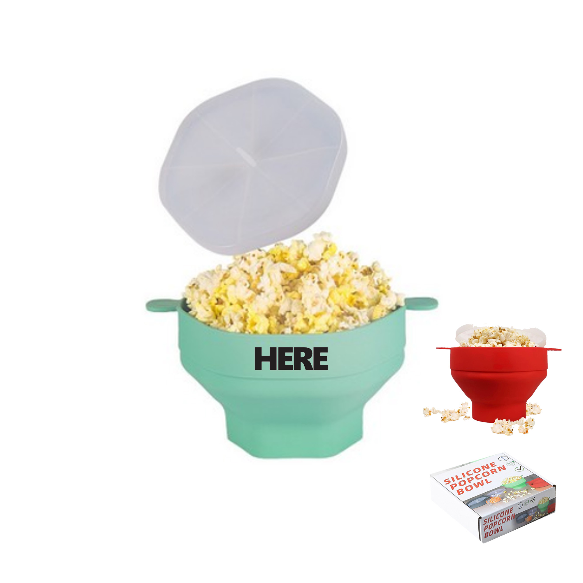 Silicone Popcorn Bowl 1