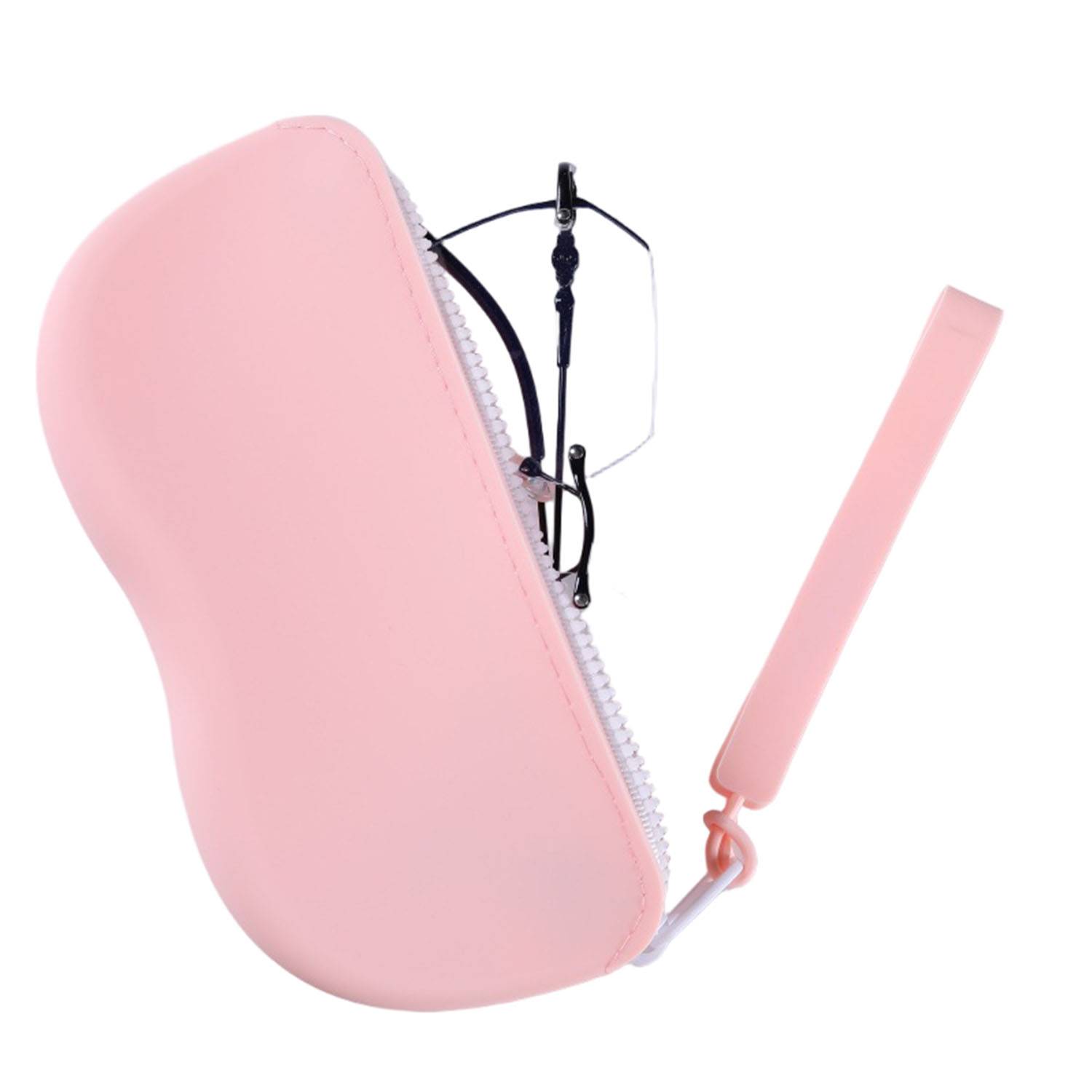 Silicone Zipper Dustproof Glasses Pouch 4