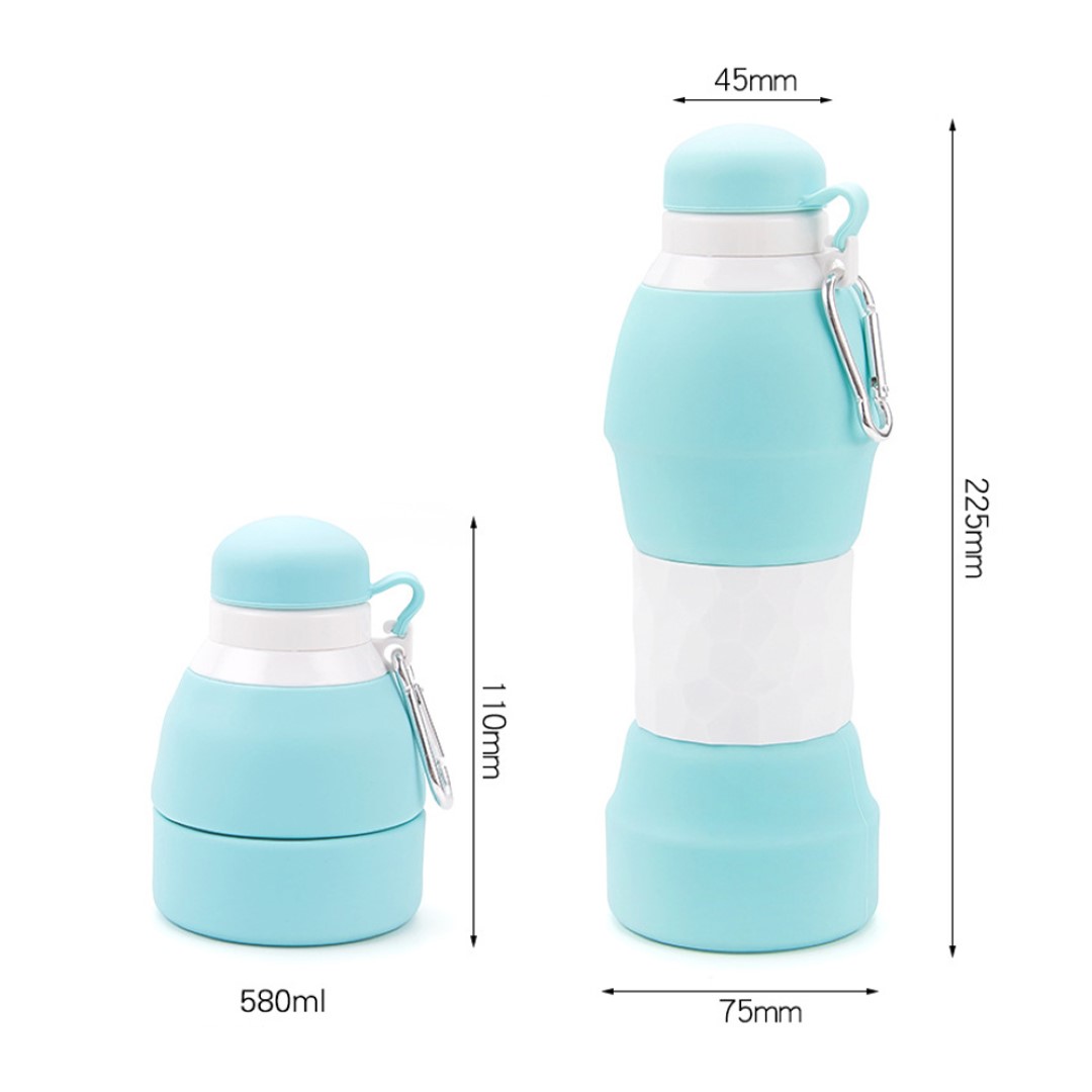 Silicone Foldable Water Bottle - 20 Oz 2