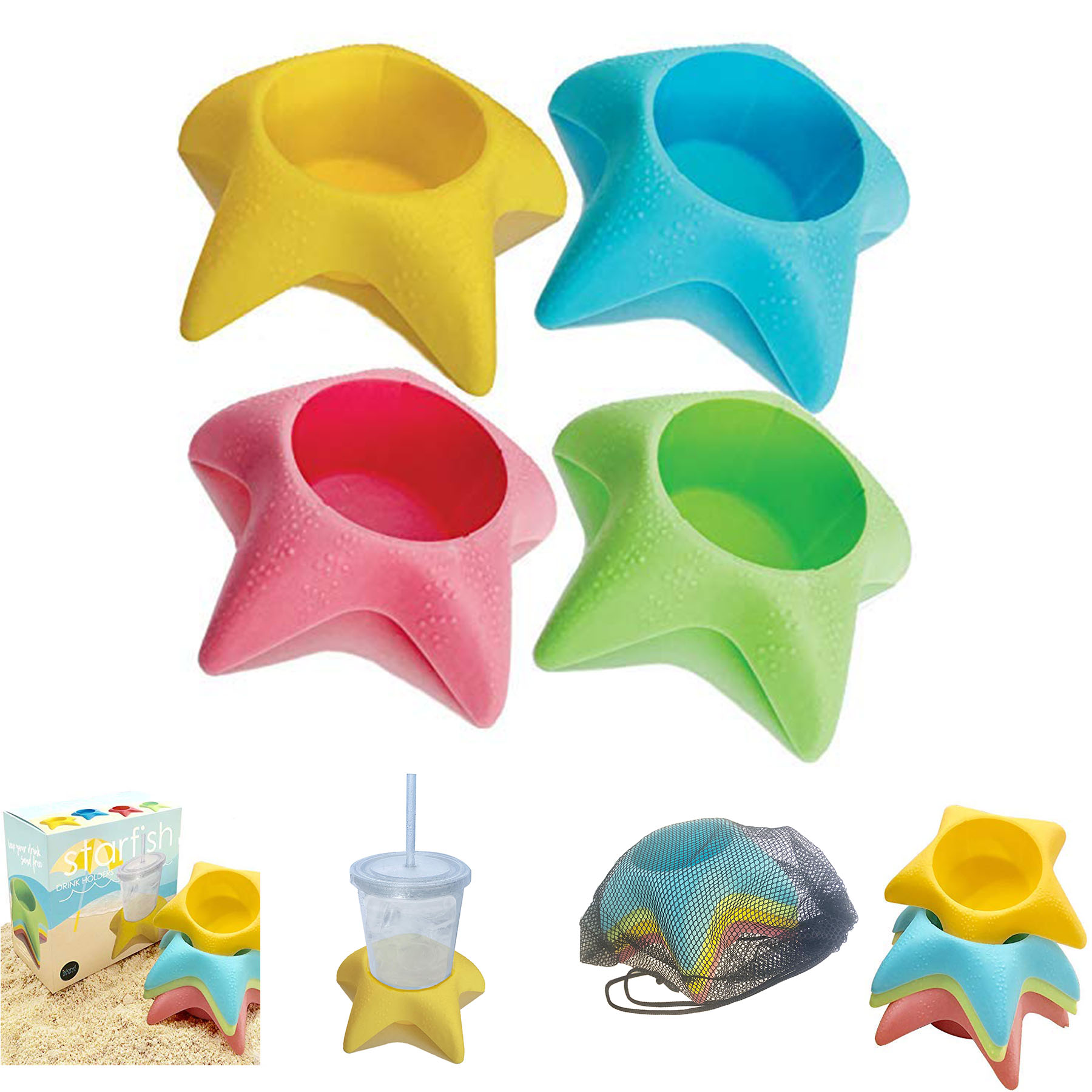 Beach Vacation Accessories Starfish Drink 2