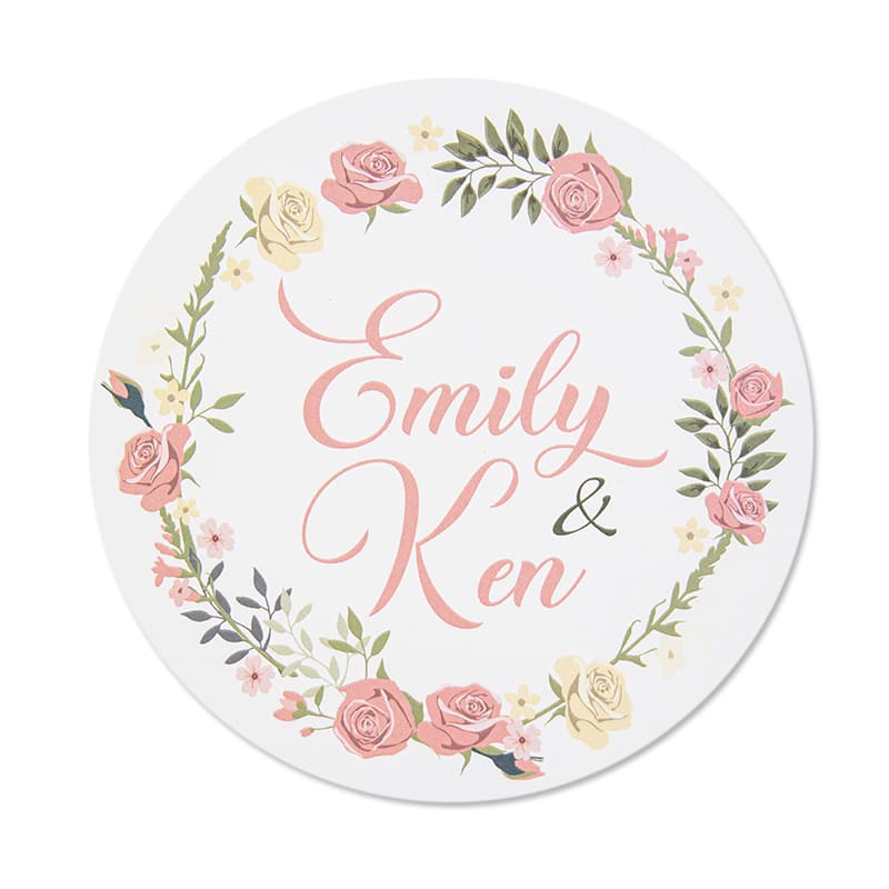 Paper Coasters - 4" Round 4