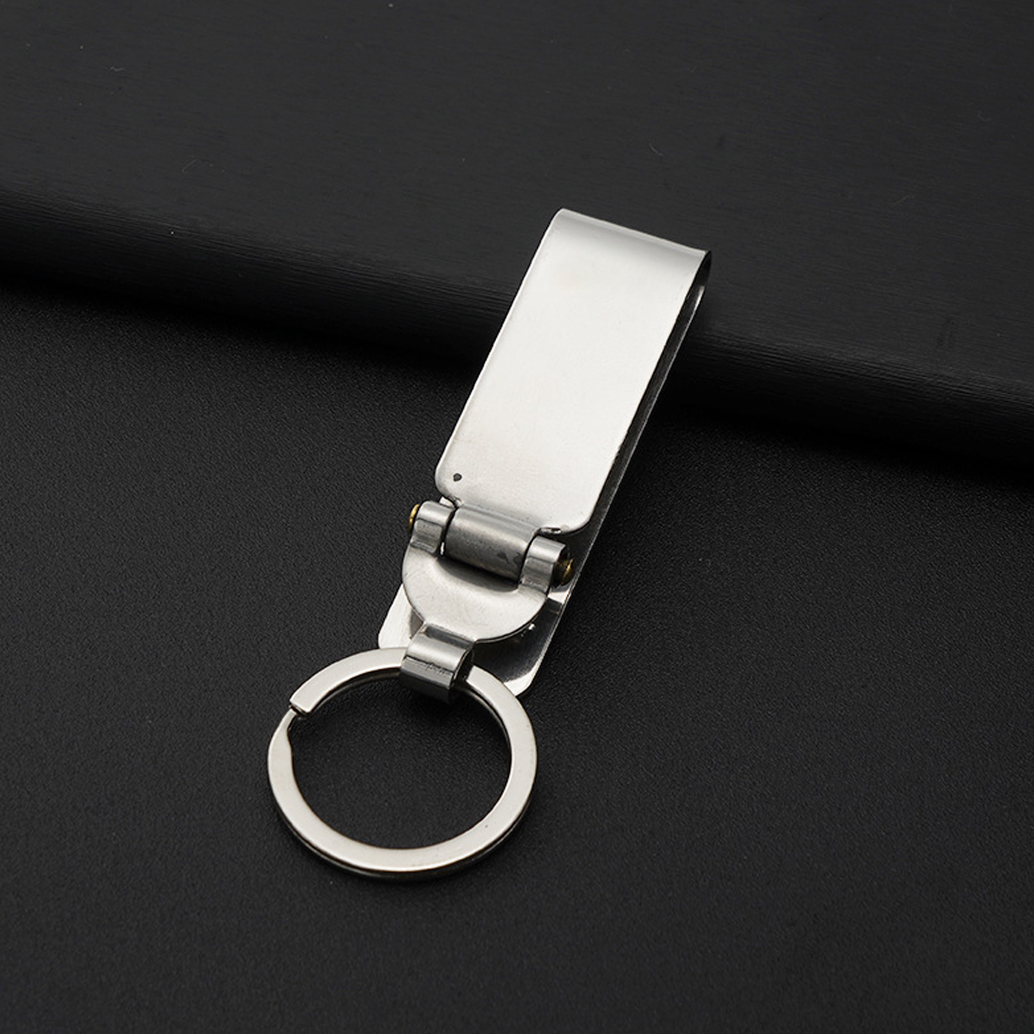 Heavy Duty Stainless Steel Security Belt Clip Key Chain 4
