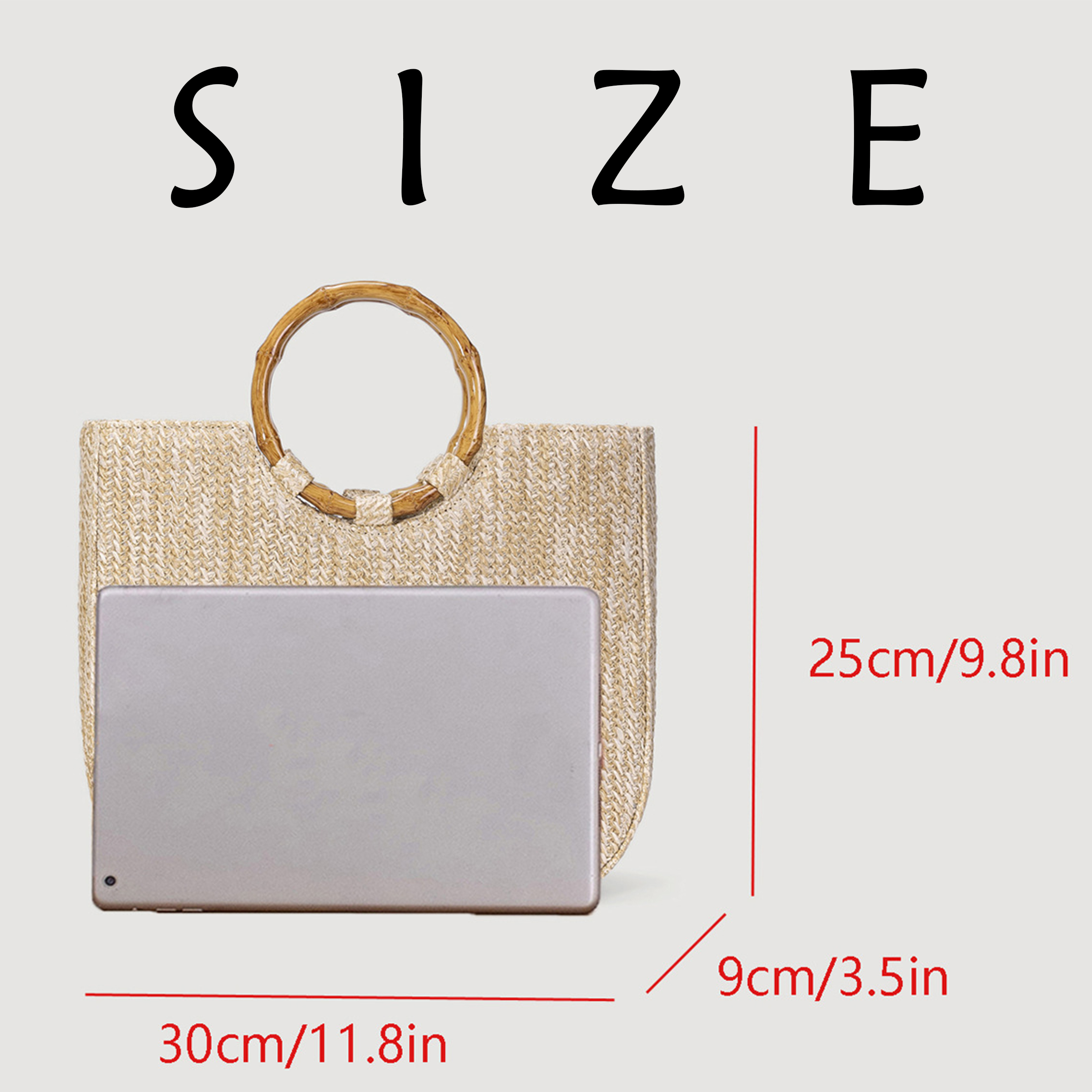 Straw Fashion Handbag 3