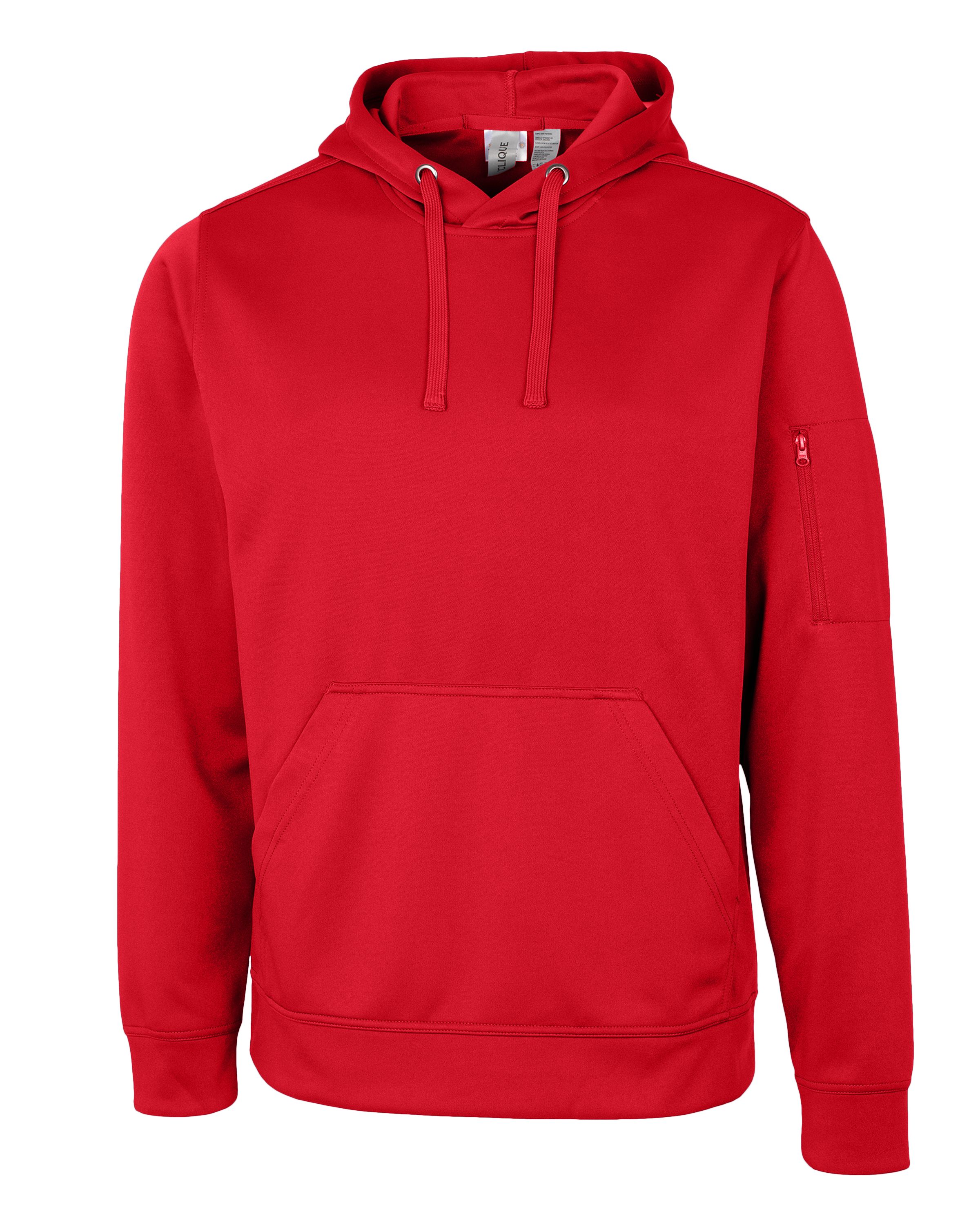 Clique Lift Solution-dyed Performance Unisex Hooded Pullover Sweatshirt 14