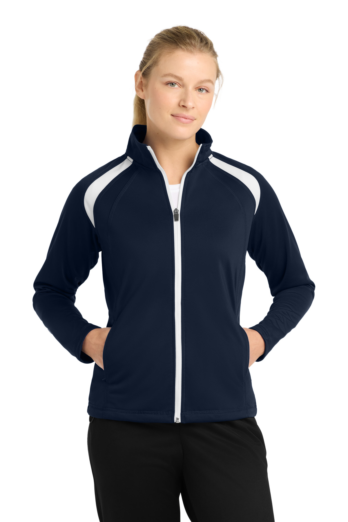 Sport-Tek Women's Tricot Track Jacket. LST90 19