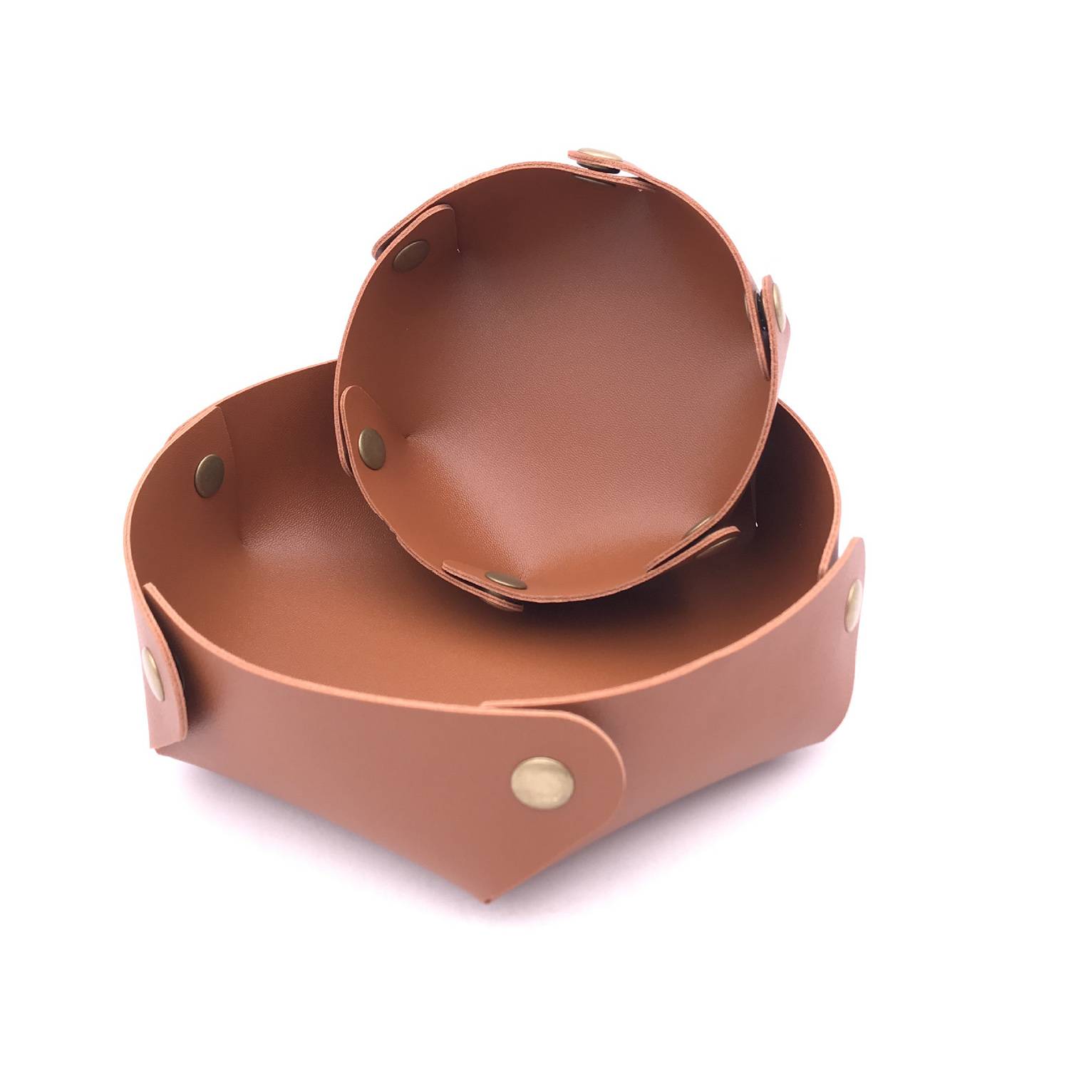 Leather Storage Box Folding Tray 5