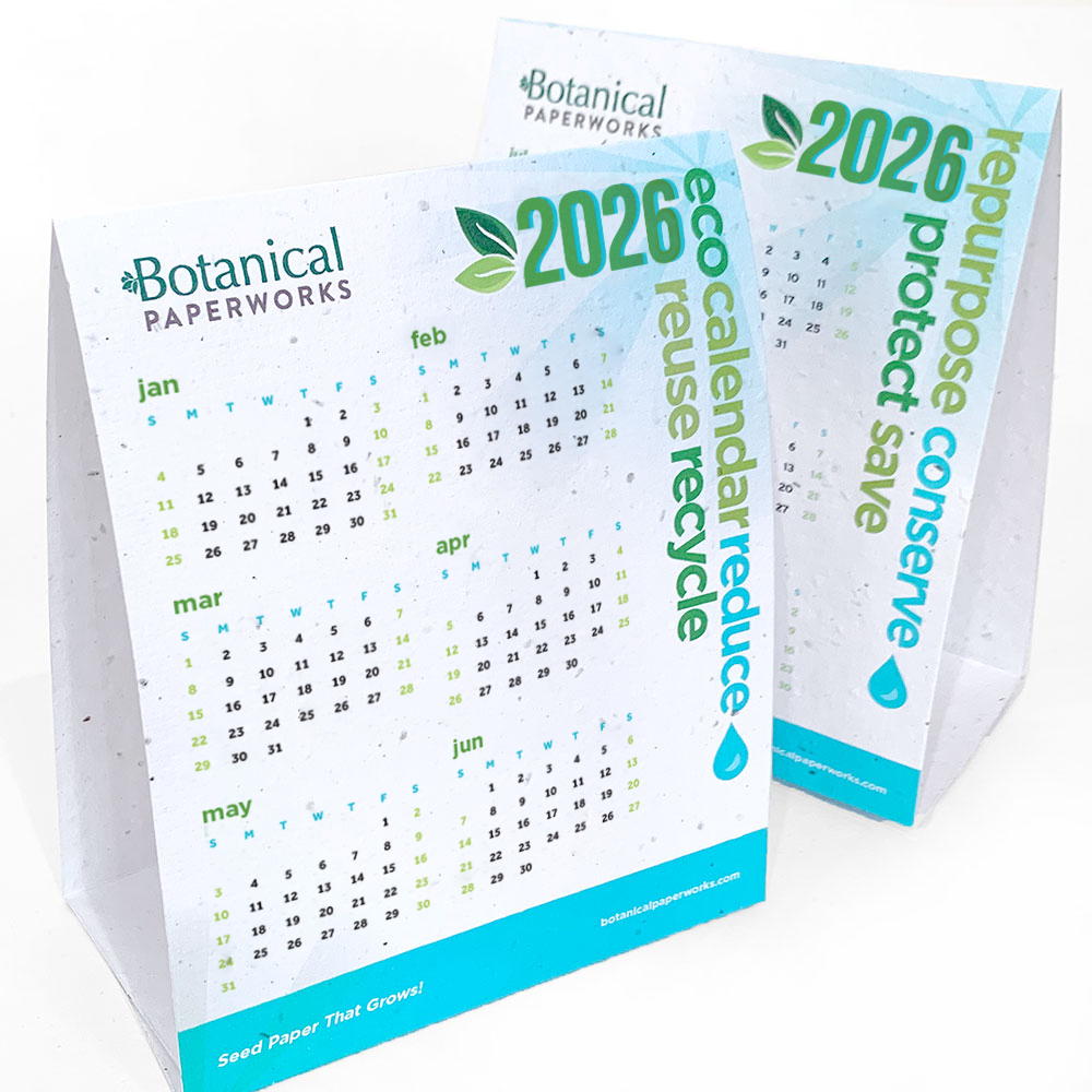 Plantable Tent Card Eco Calendars 1