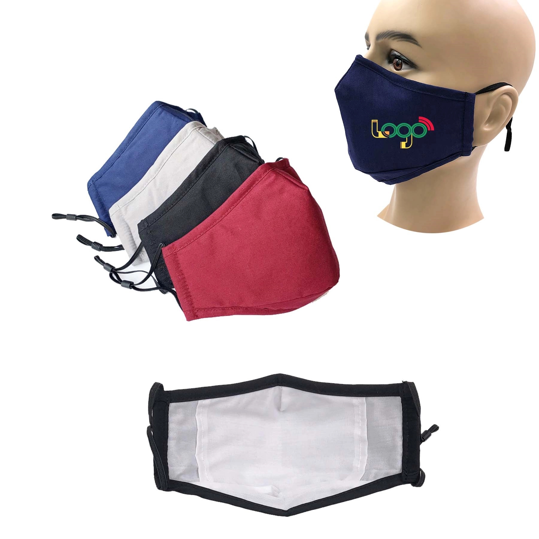 3-ply Unisex Cotton Mask 2